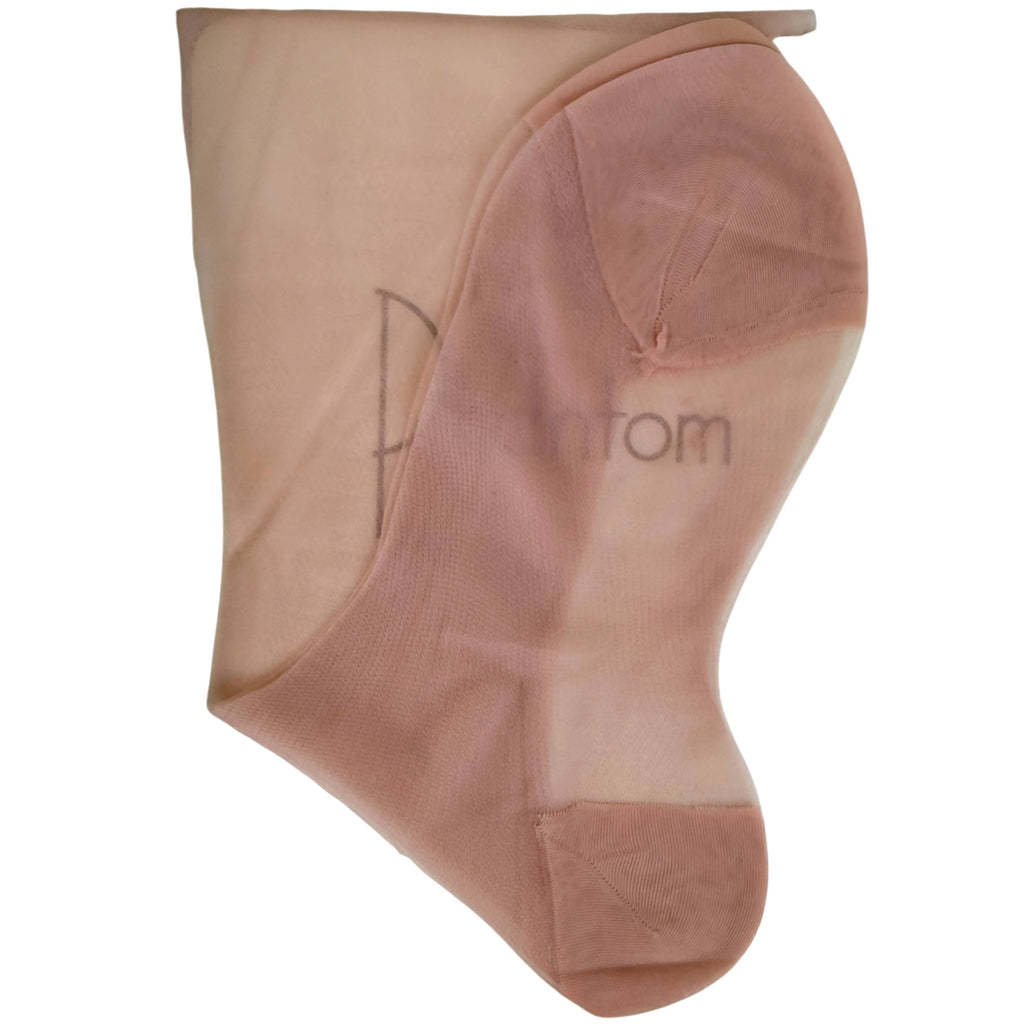 Phantom stockings reinforced heel and toe detail