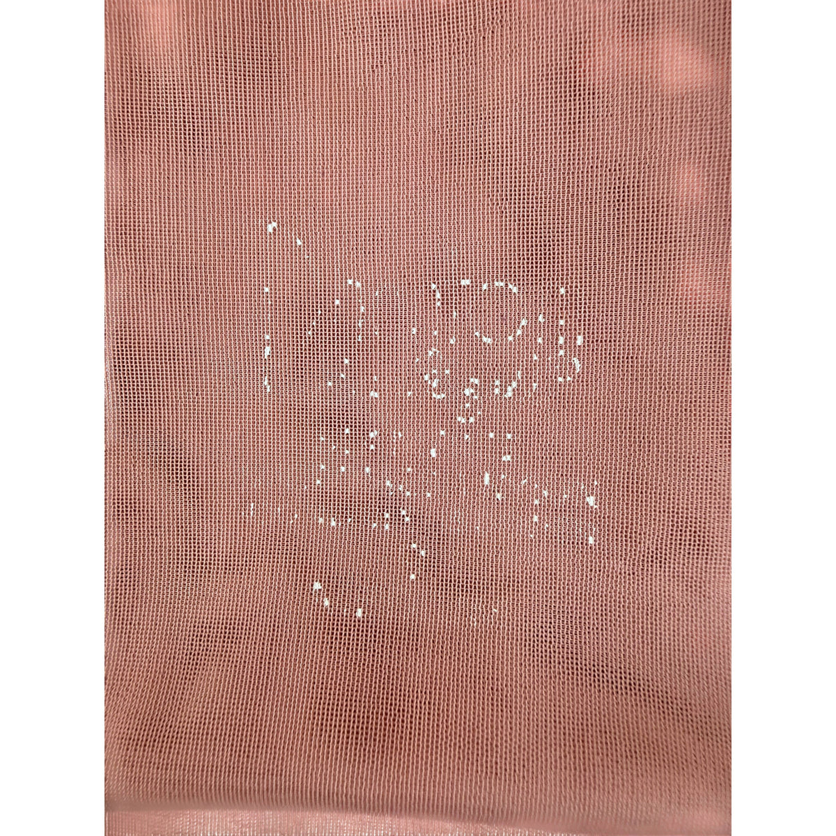 faded print on Phantom nylon stocking