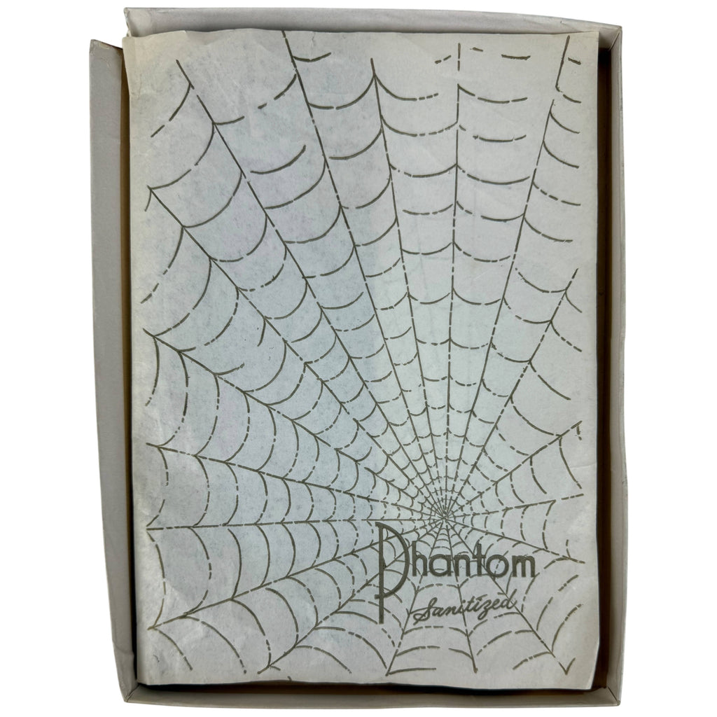Vintage Phantom spiderweb tissue and hosiery box