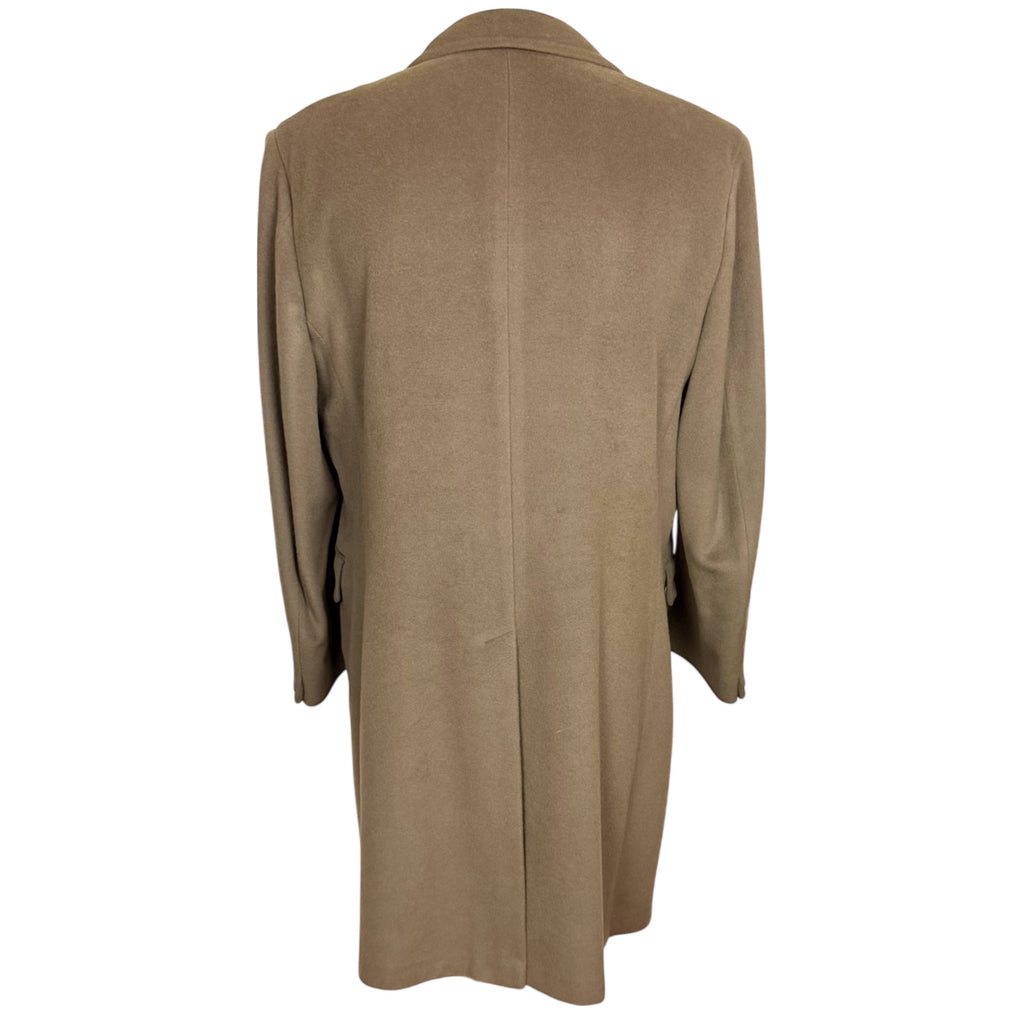 Vintage 1970s Pierre Balmain Overcoat Wool Cashmere Blend Size L