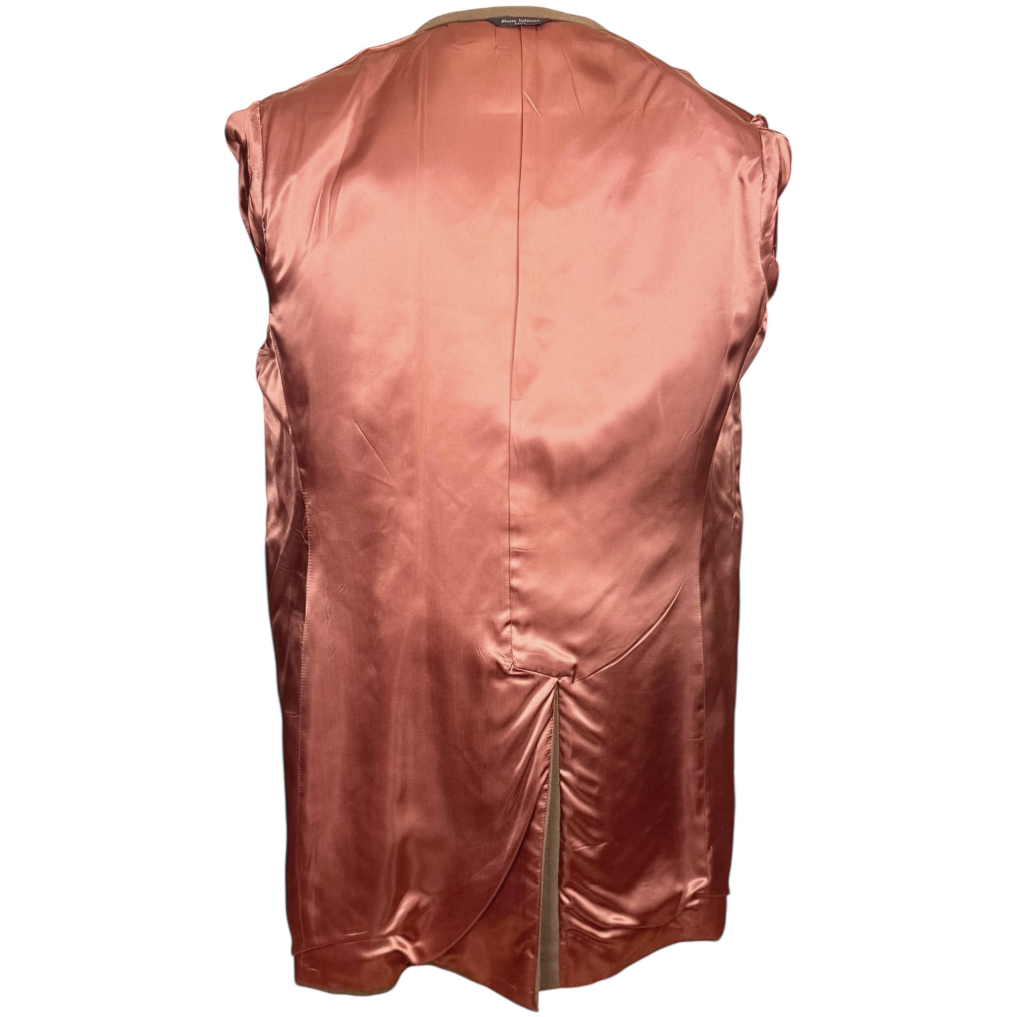 Vintage 1970s Pierre Balmain Overcoat Wool Cashmere Blend Size L