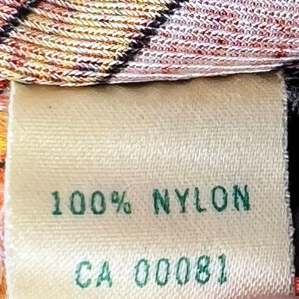 Vintage 1970s Pierre Cardin Shirt Wild Geometric Nylon Size XL