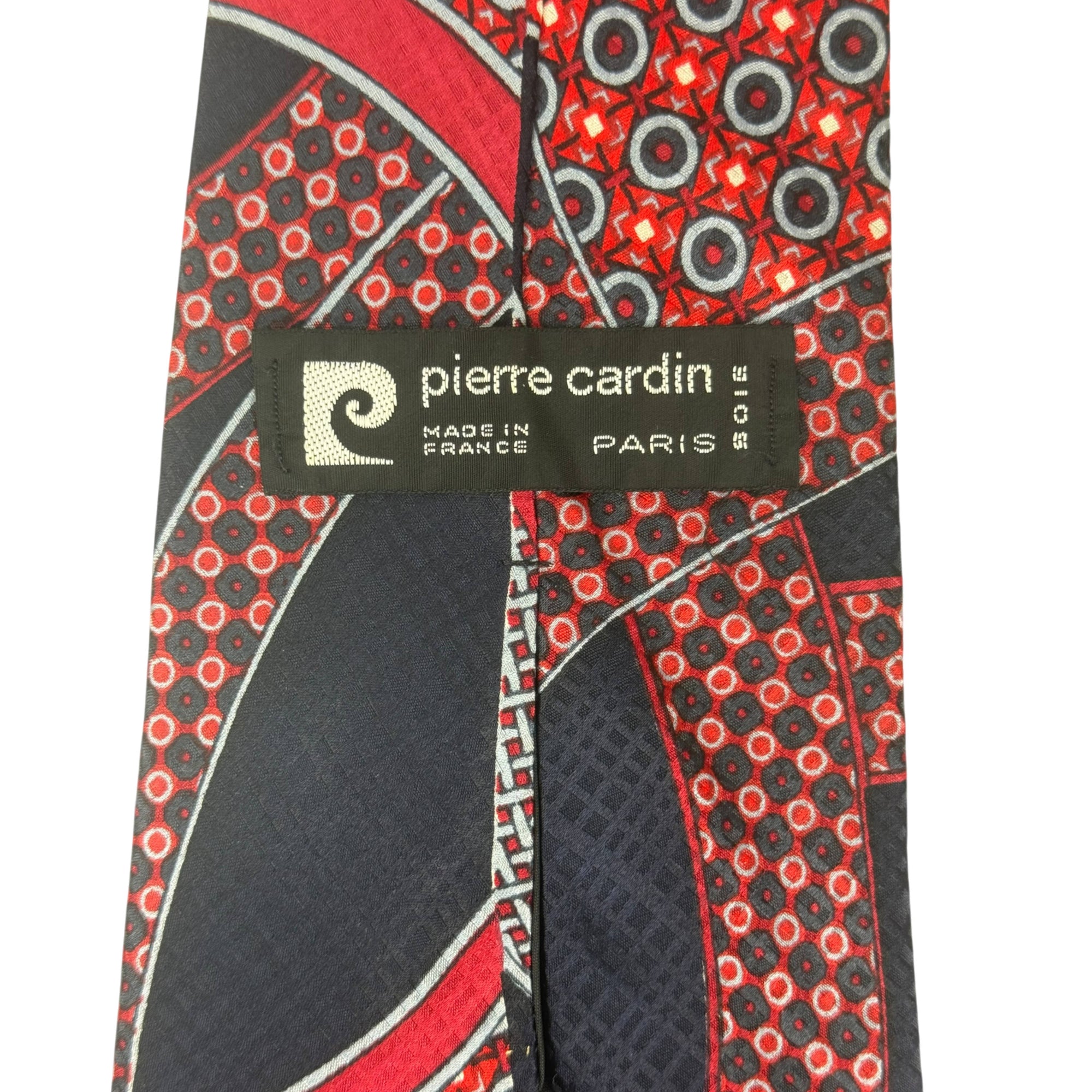 pierre cardin paris label on 1970s tie