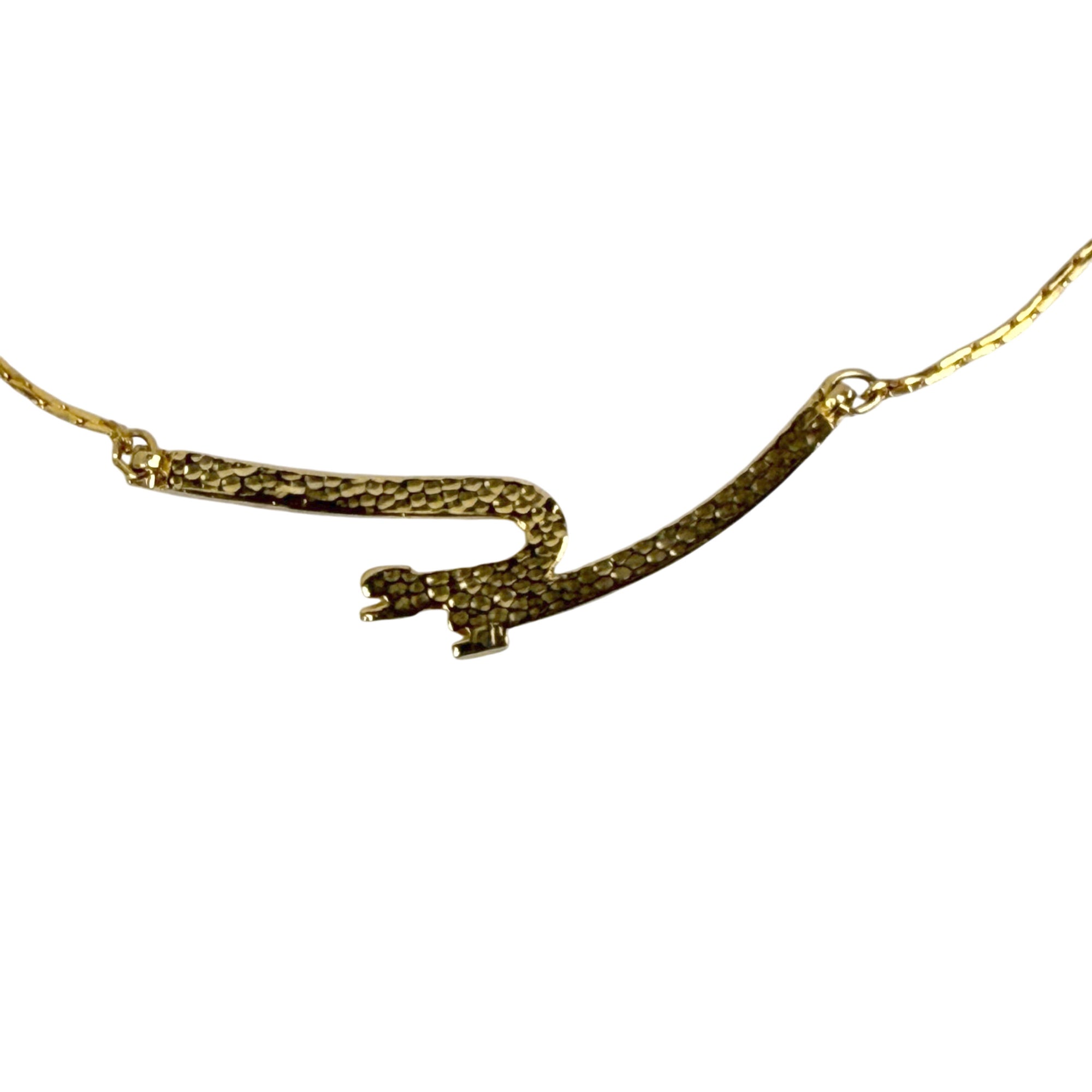 Reverse of textured modernist pendant
