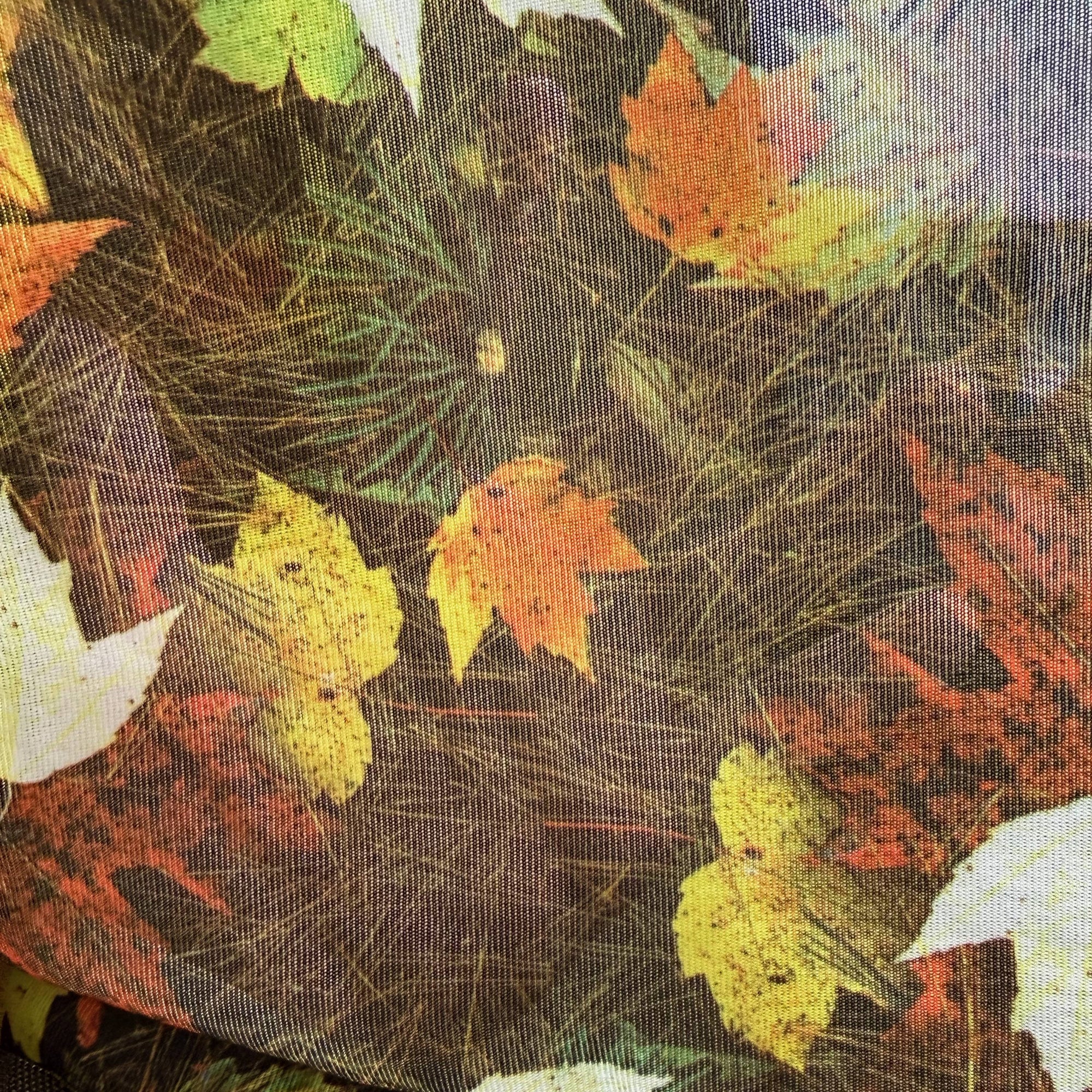 Sheer quality of vintage 1970s maple leaf disco shirt 