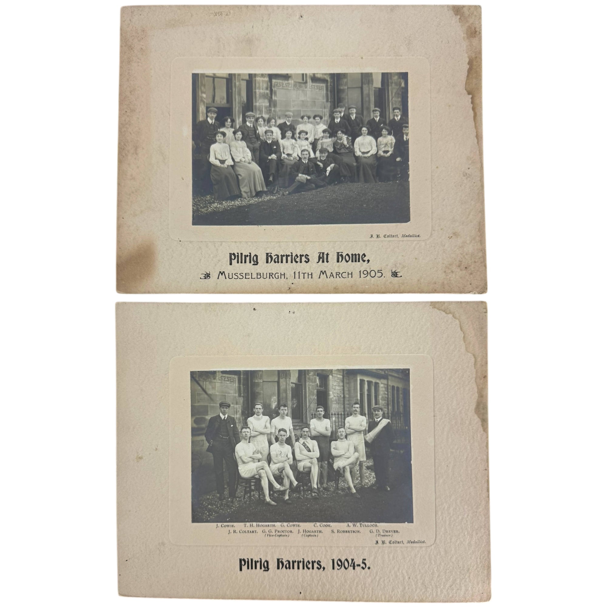 Antique Scottish Distance Running Photos Pilrig Harriers