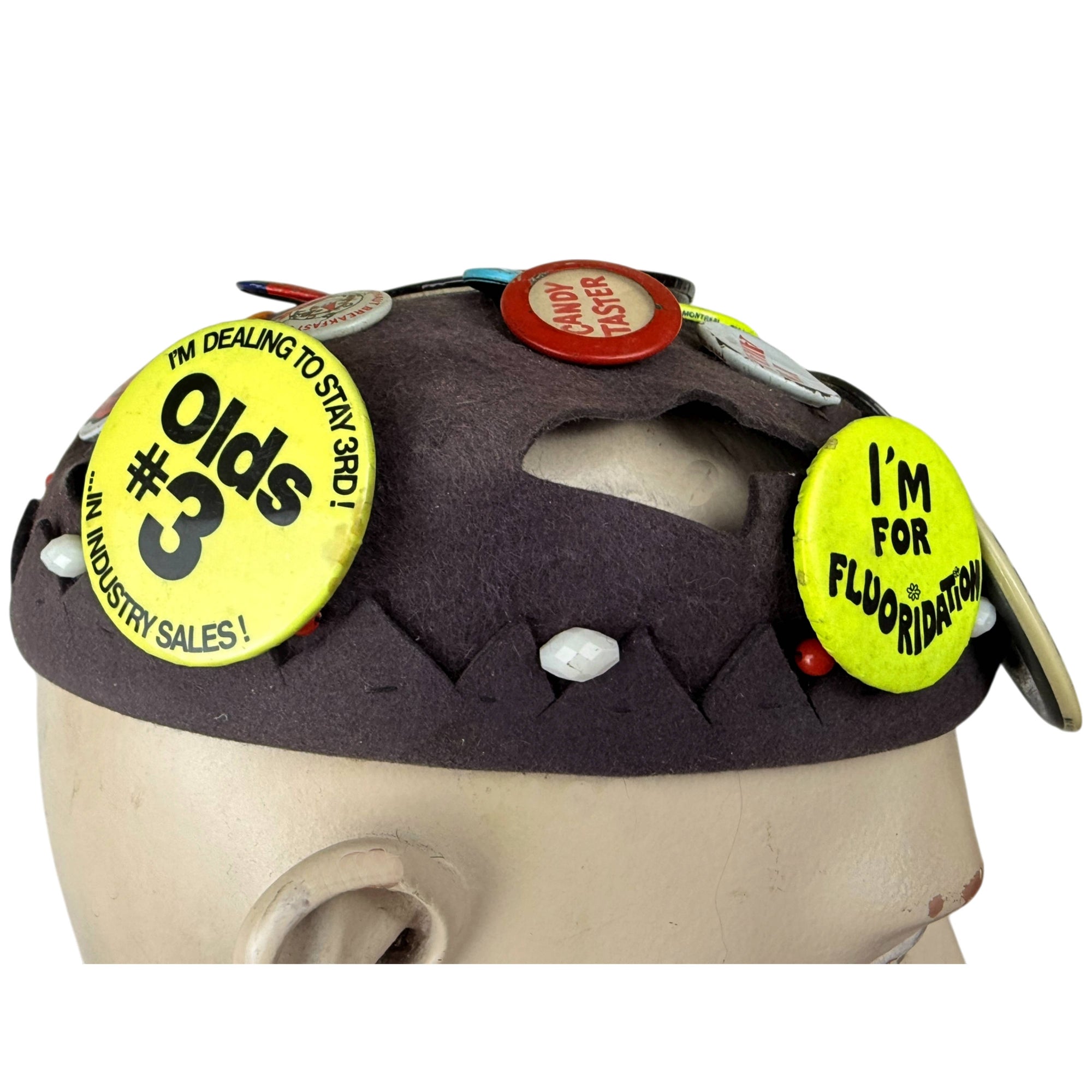 Vintage Pinback Hat 1960s–1970s Jughead Whoopee Cap