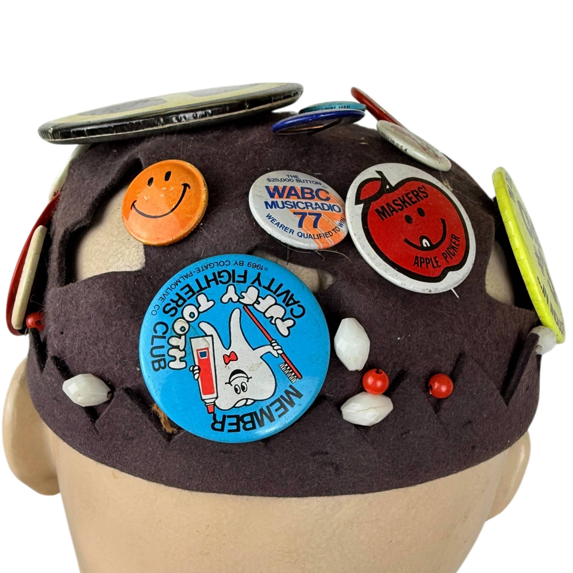 Vintage Pinback Hat 1960s–1970s Jughead Whoopee Cap