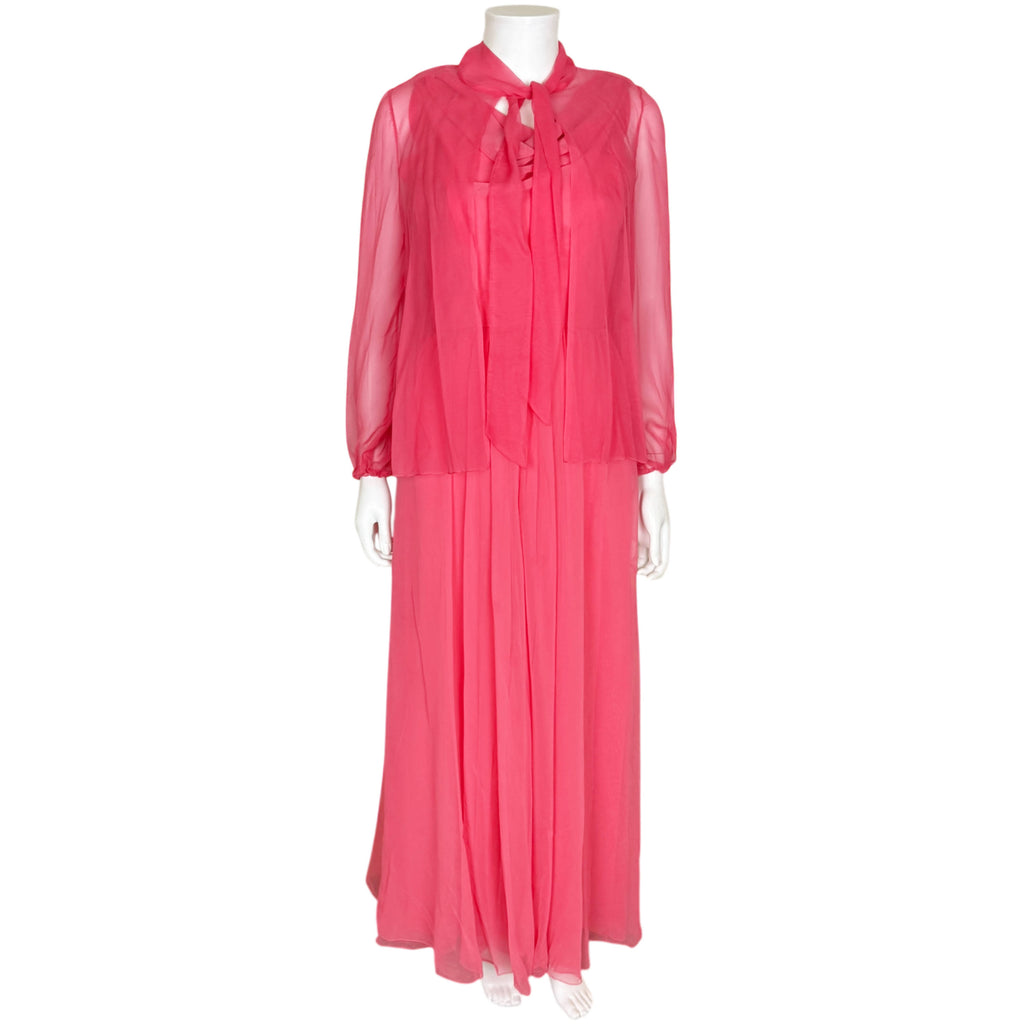1960s evening gown with jacket