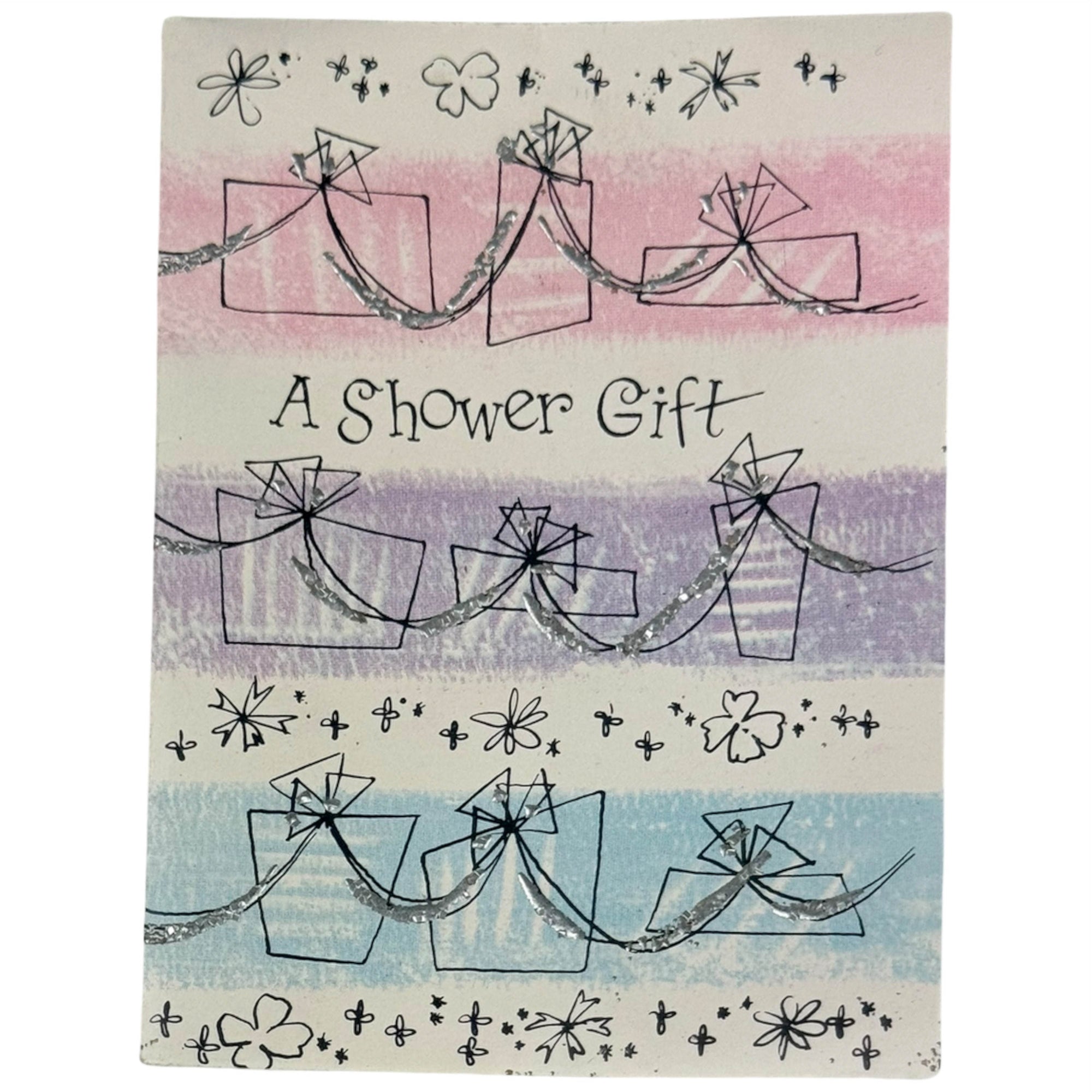 Original bridal shower gift card included with Pyrex bowl set