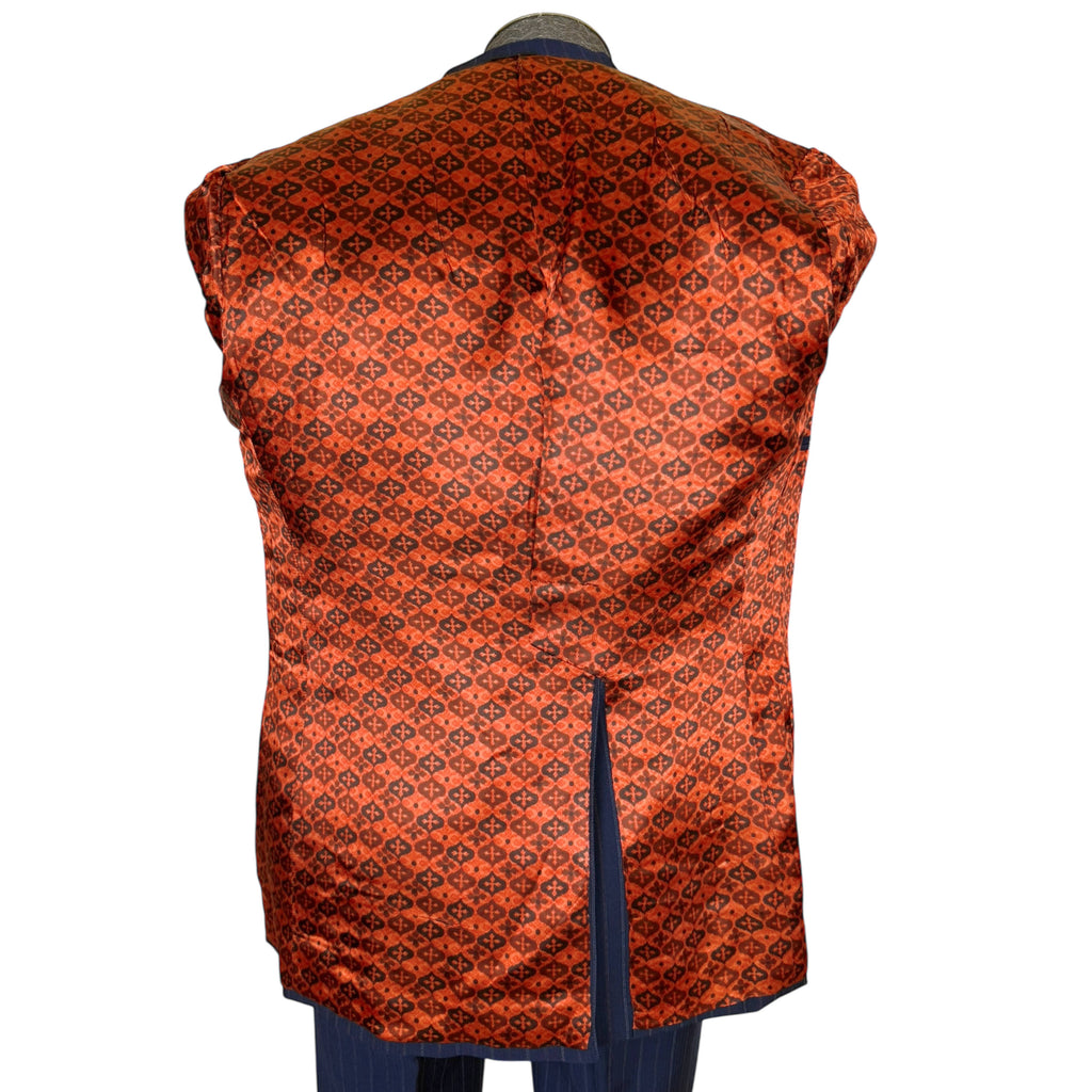 Vintage 1970s Men’s Pinstripe Suit Custom Tailored Sz Small