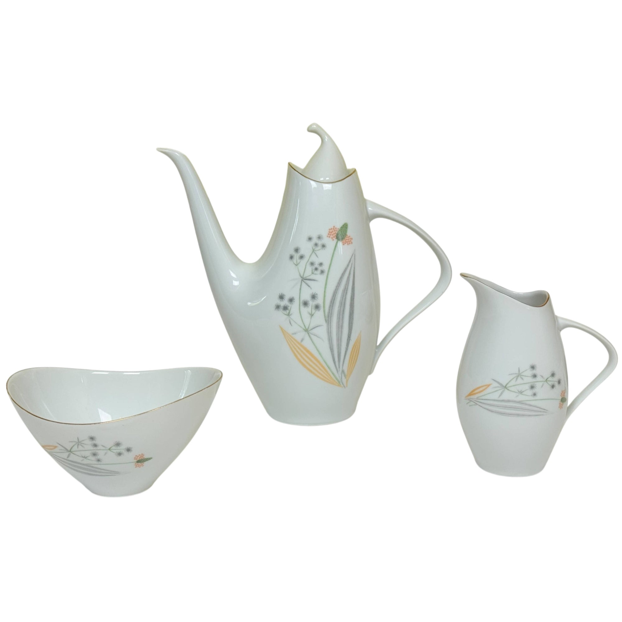 Czech Mid-Century Elka Coffee Set Jaroslav Ježek Design 1957