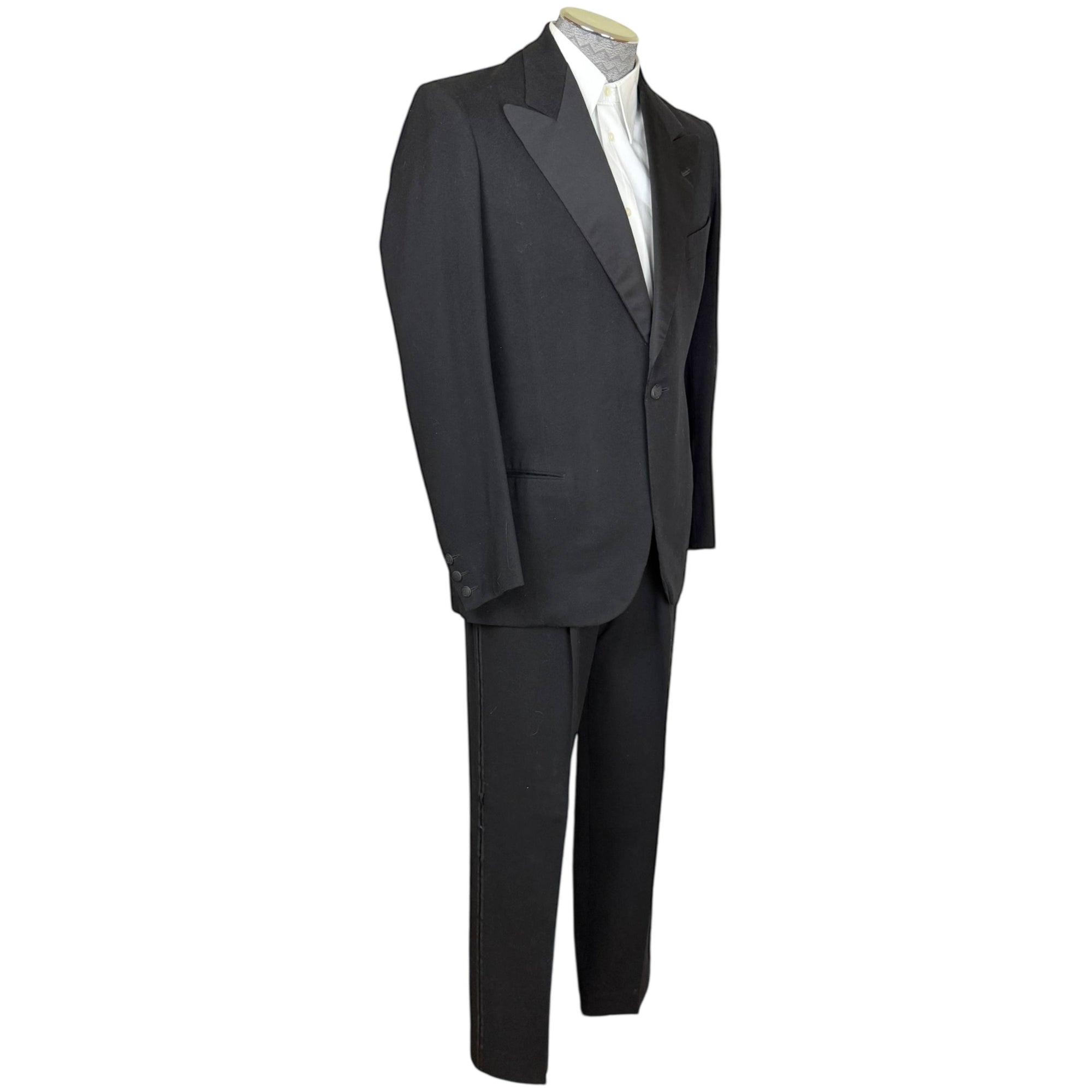 Vintage 1950s Tuxedo Custom Tailored Gioacchino Pirri Sicily
