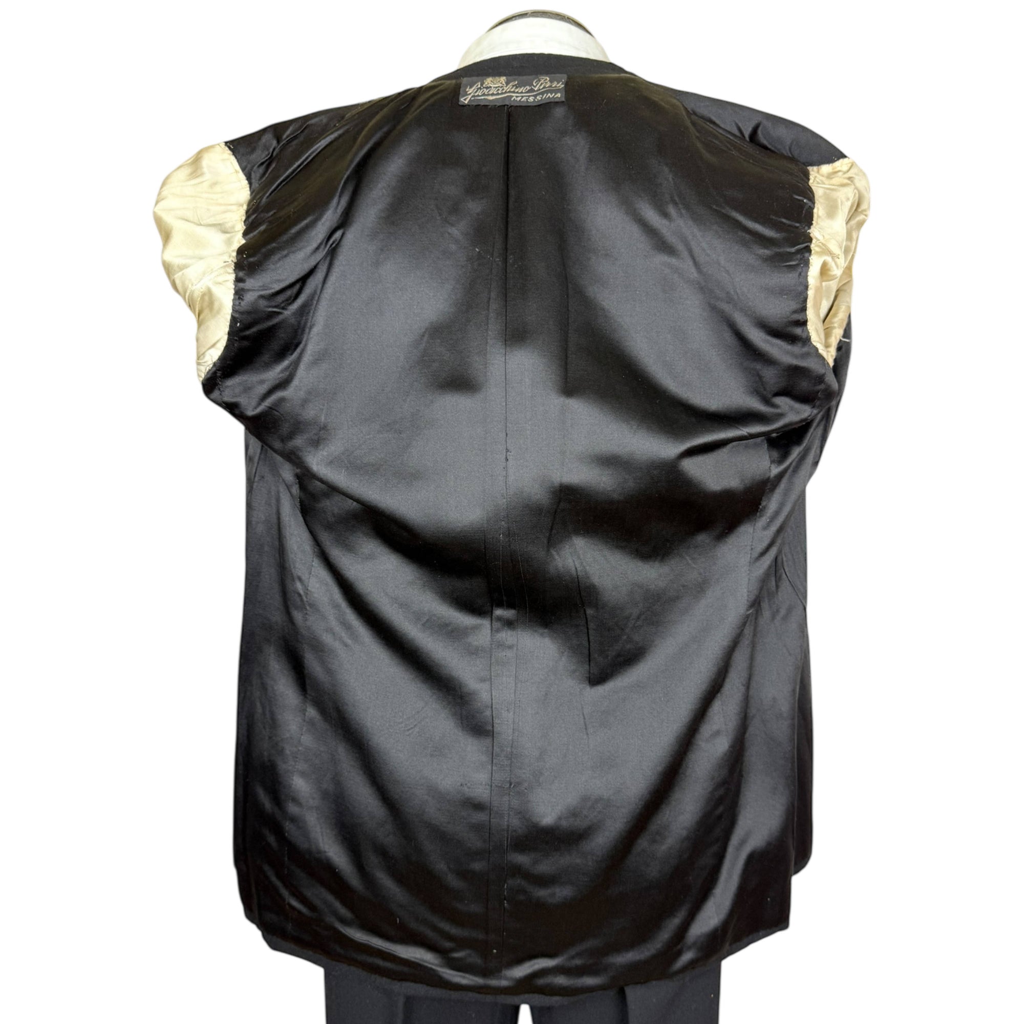 Vintage 1950s Tuxedo Custom Tailored Gioacchino Pirri Sicily