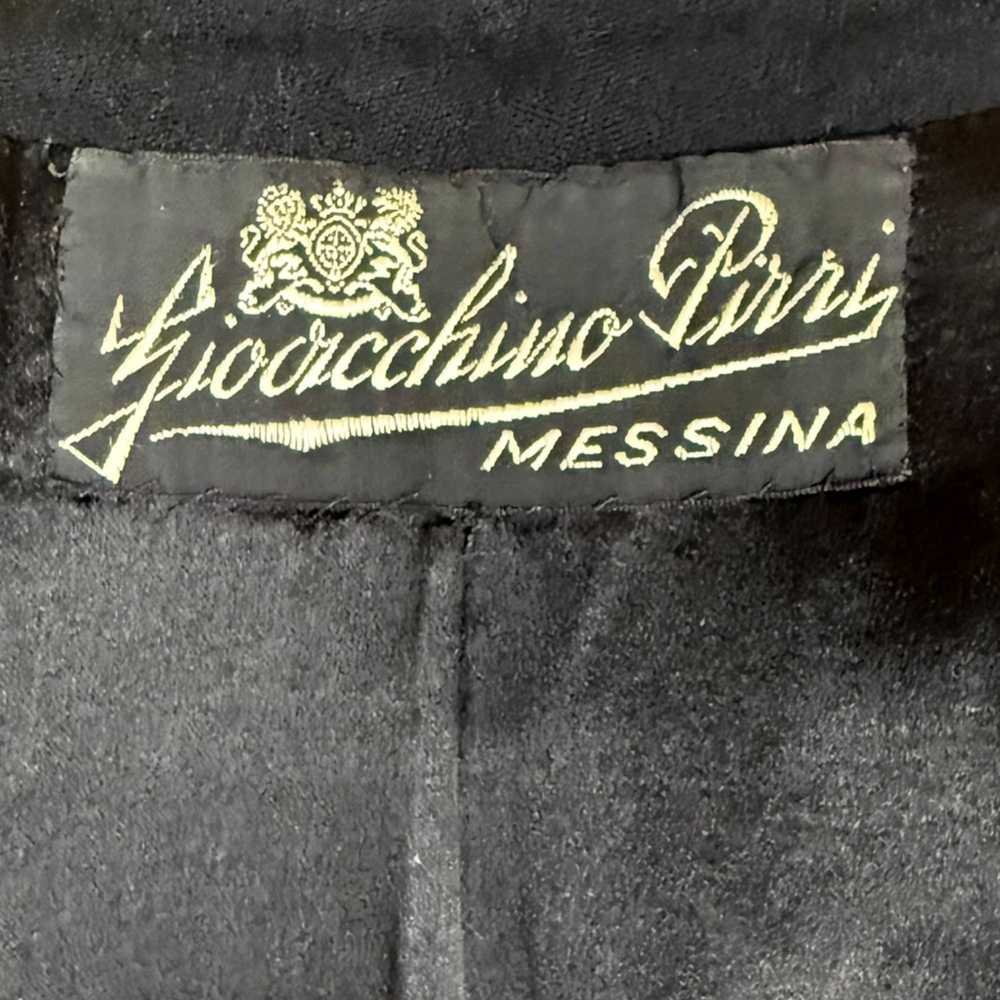 Vintage 1950s Tuxedo Custom Tailored Gioacchino Pirri Sicily