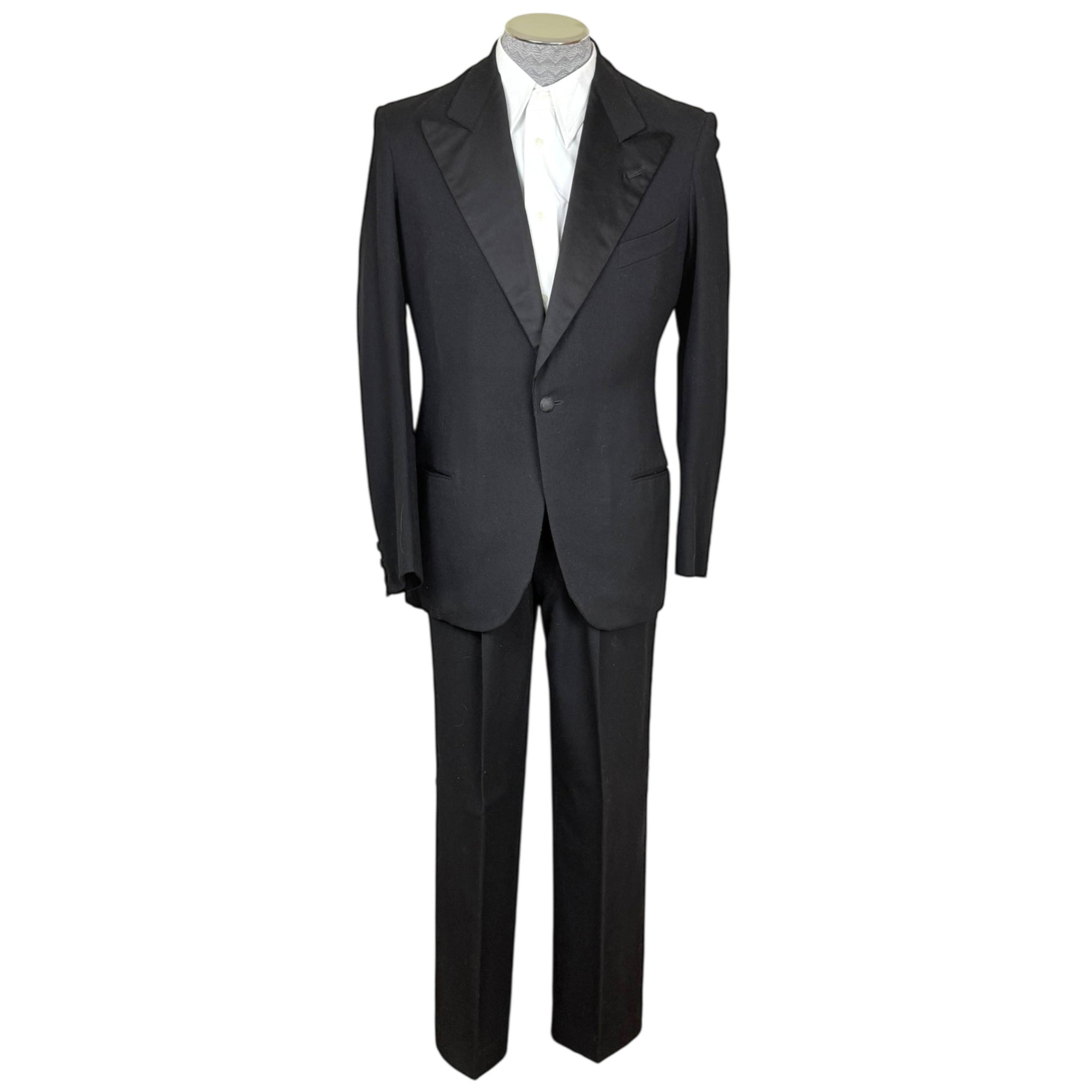 Vintage 1950s Tuxedo Custom Tailored Gioacchino Pirri Sicily