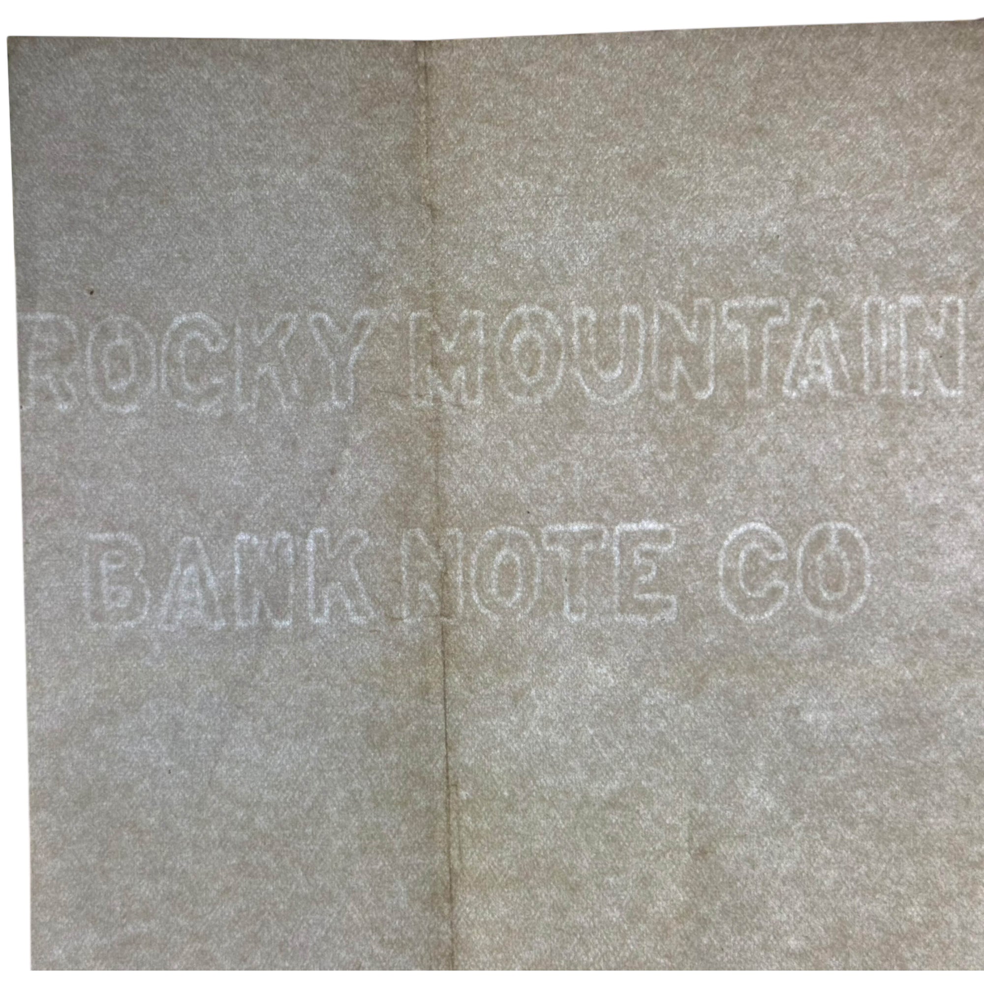 Vintage 1930s Plains Hotel Cheyenne Wyoming Letterhead Chief Little Shield