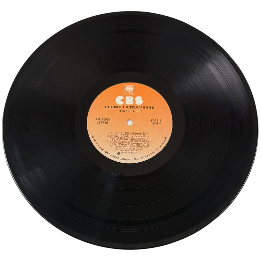 1981 Plume Latraverse LP Vinyl Record French Tour 80 Near Mint