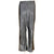 Vintage 1960s Pantsuit Shiny Grey Mini Dress & Pants Size M