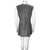 Vintage 1960s Pantsuit Shiny Grey Mini Dress & Pants Size M