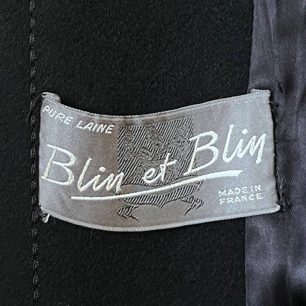 1970 Vintage Blin & Blin Wool Coat Primrose Garments Toronto