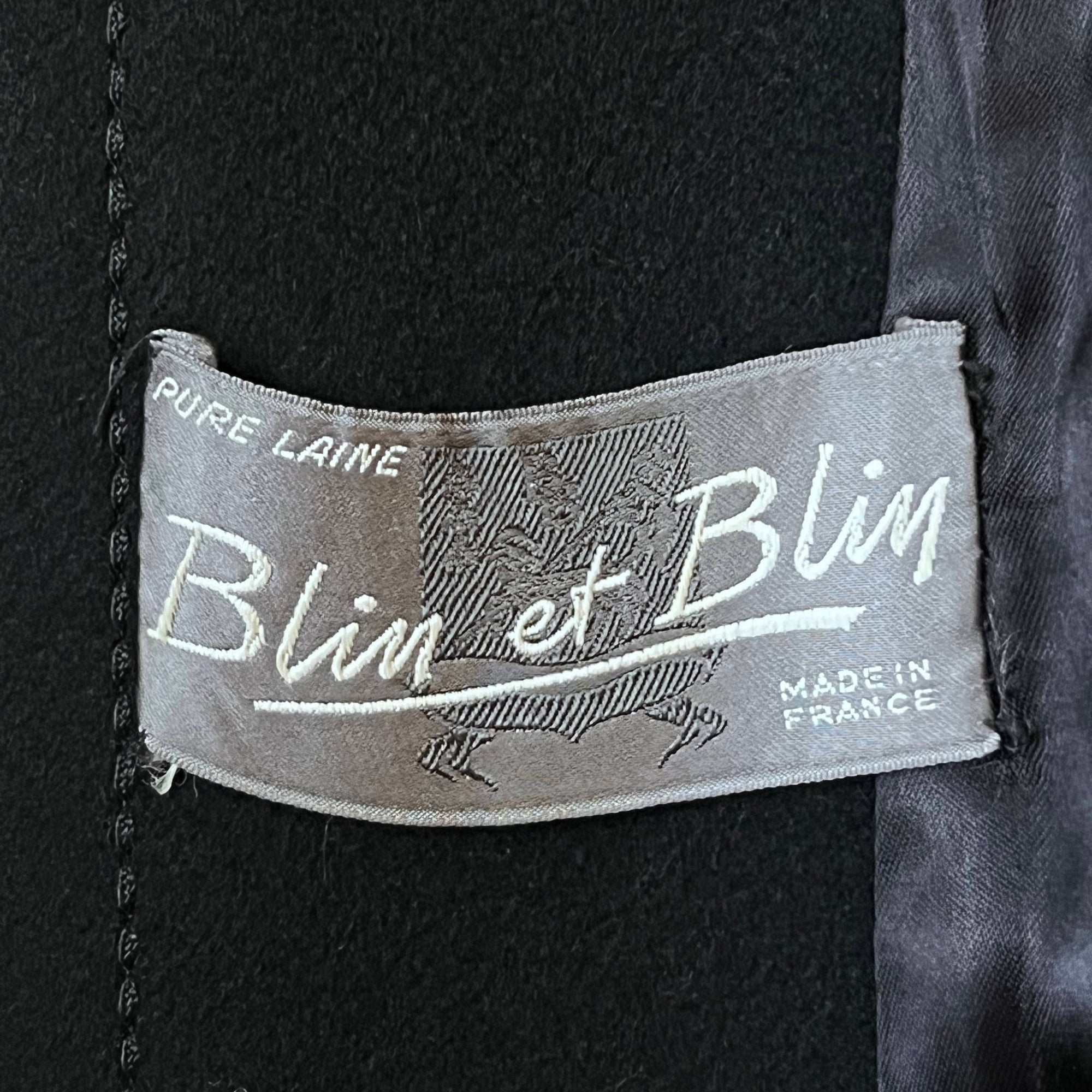 1970 Vintage Blin & Blin Wool Coat Primrose Garments Toronto