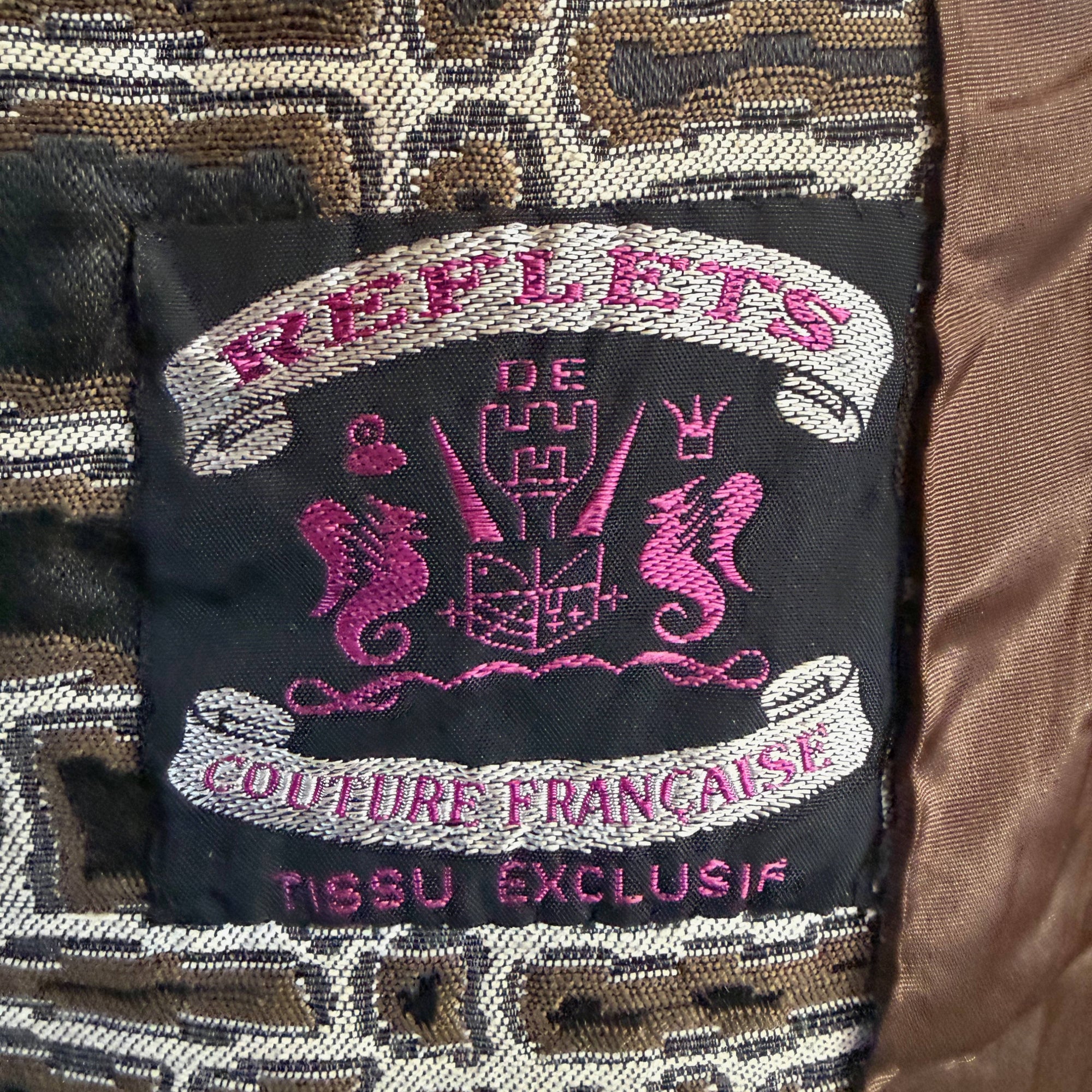 Reflets Couture Francaise Tissu Exclusif label