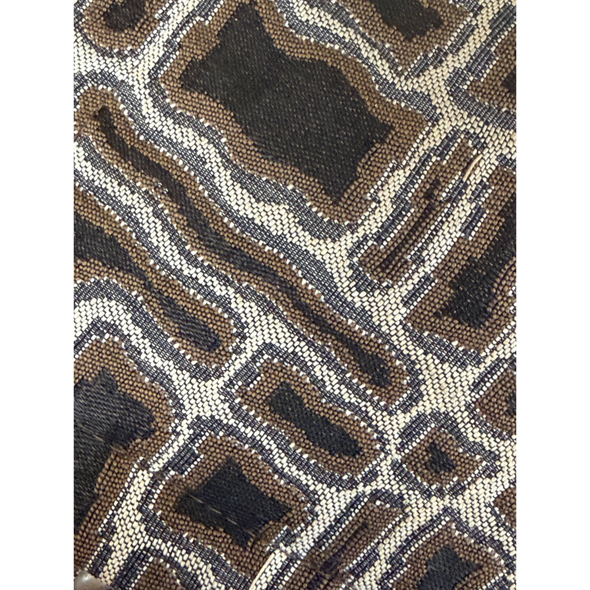 close up of relets french couture fabric