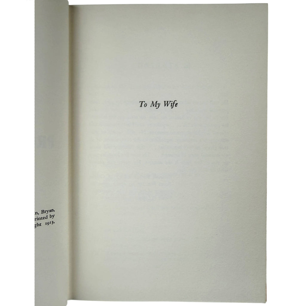 Profiles in Courage John F. Kennedy book dedication page To My Wife