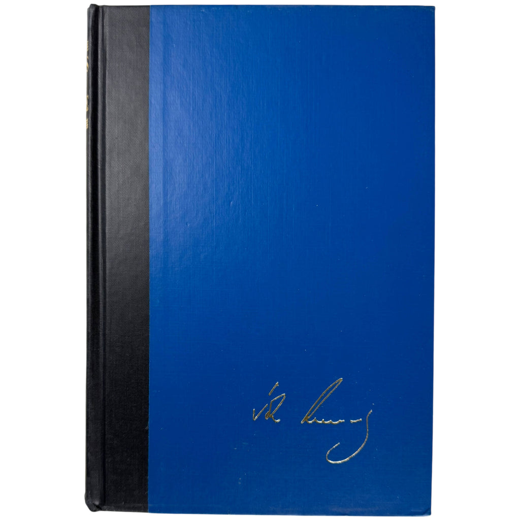 John F. Kennedy Profiles in Courage blue and black hardcover binding with gilt facsimile signature