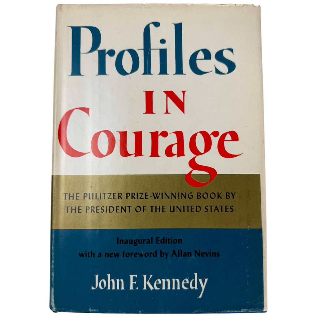 1961 John F. Kennedy Profiles in Courage Inaugural Edition original dust jacket front cover