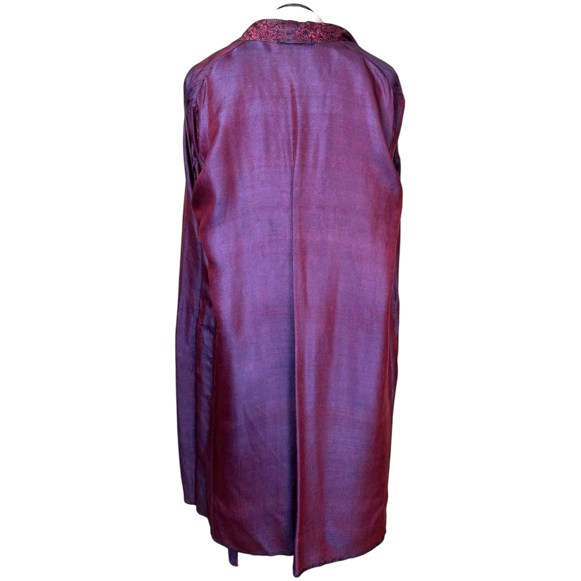 vintage brocade dressing gown interior