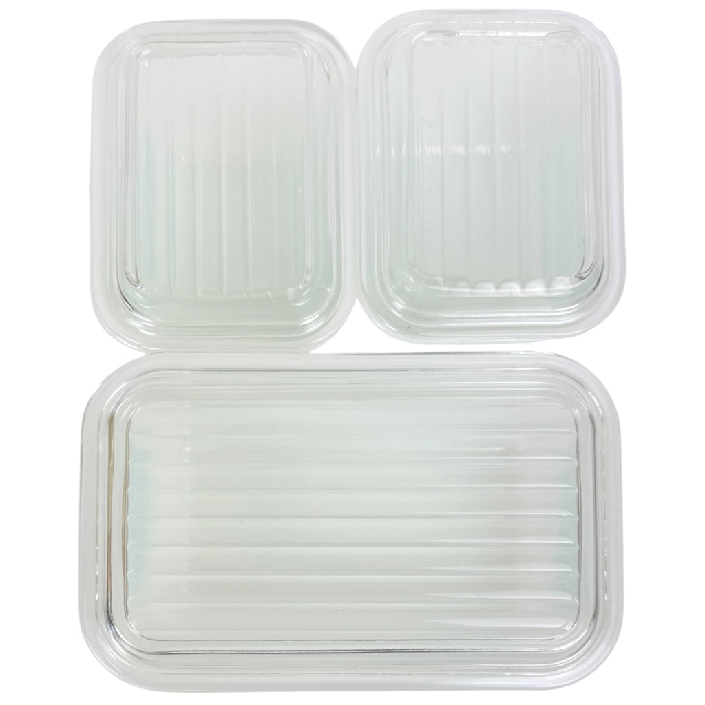 Pyrex Amish Butterprint Refrigerator Dishes Top View