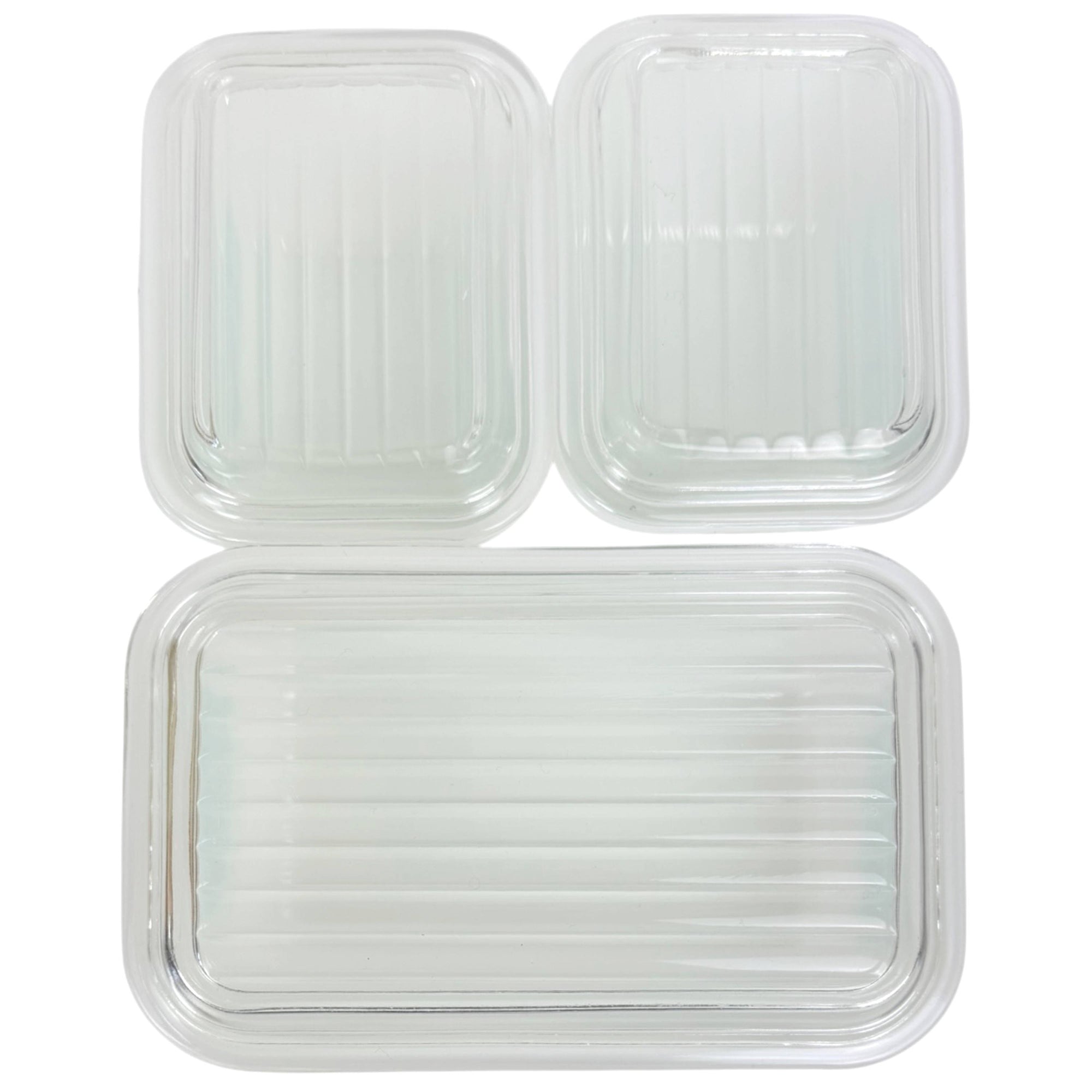 Pyrex Amish Butterprint Refrigerator Dishes Top View