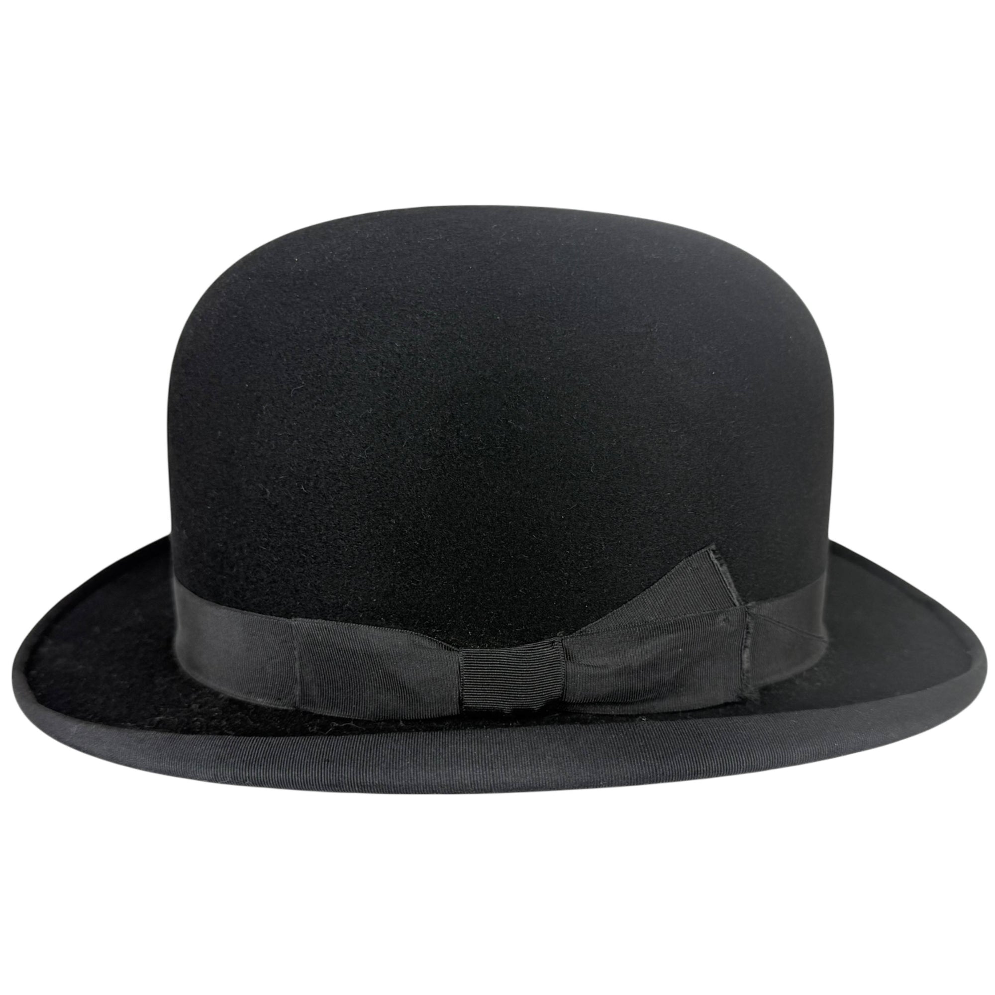 Antique British Bowler Hat Union-Made Royal Warrant Sz 6 1/2