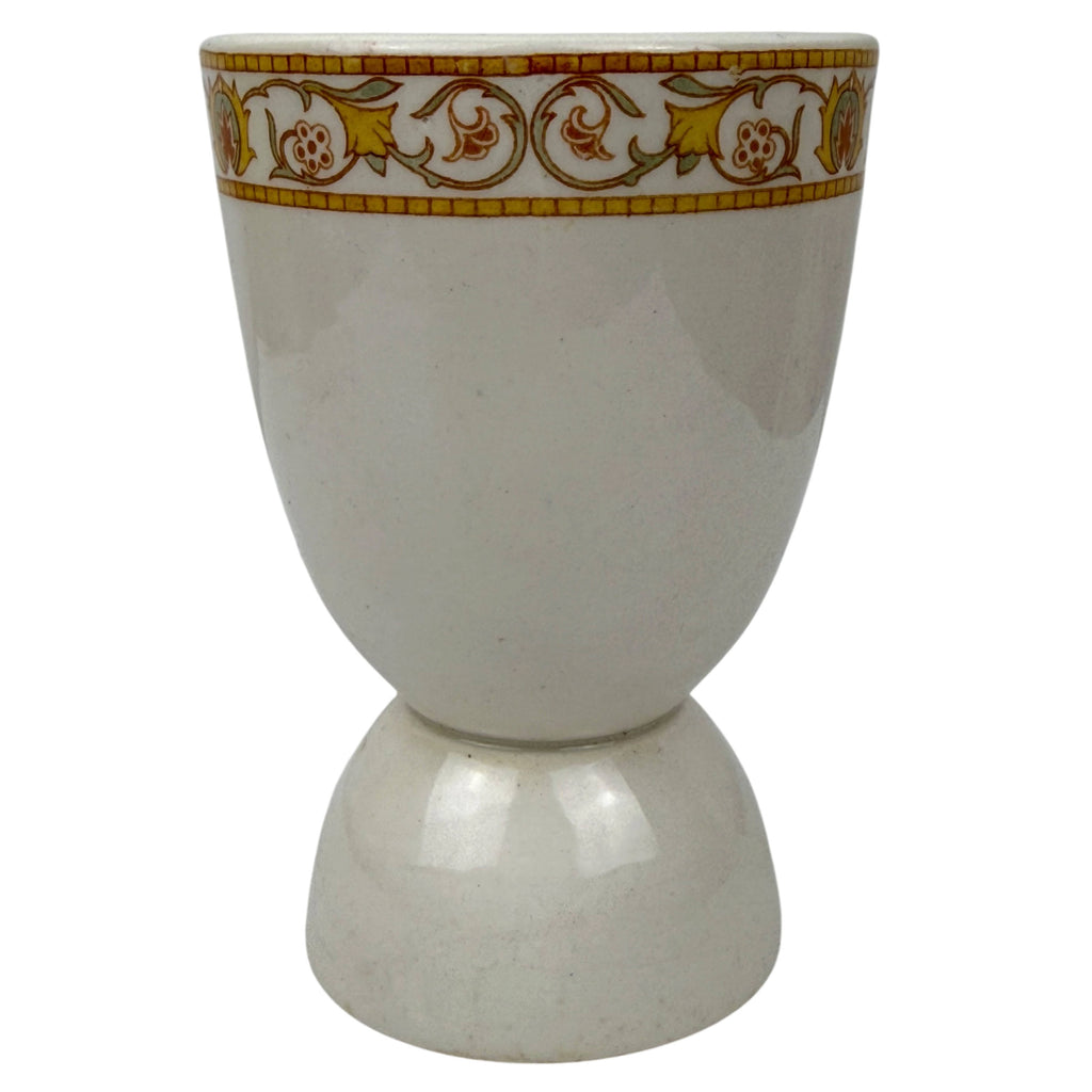 back view of Vintage 1950s Queen’s Hotel Montreal Double Egg Cup