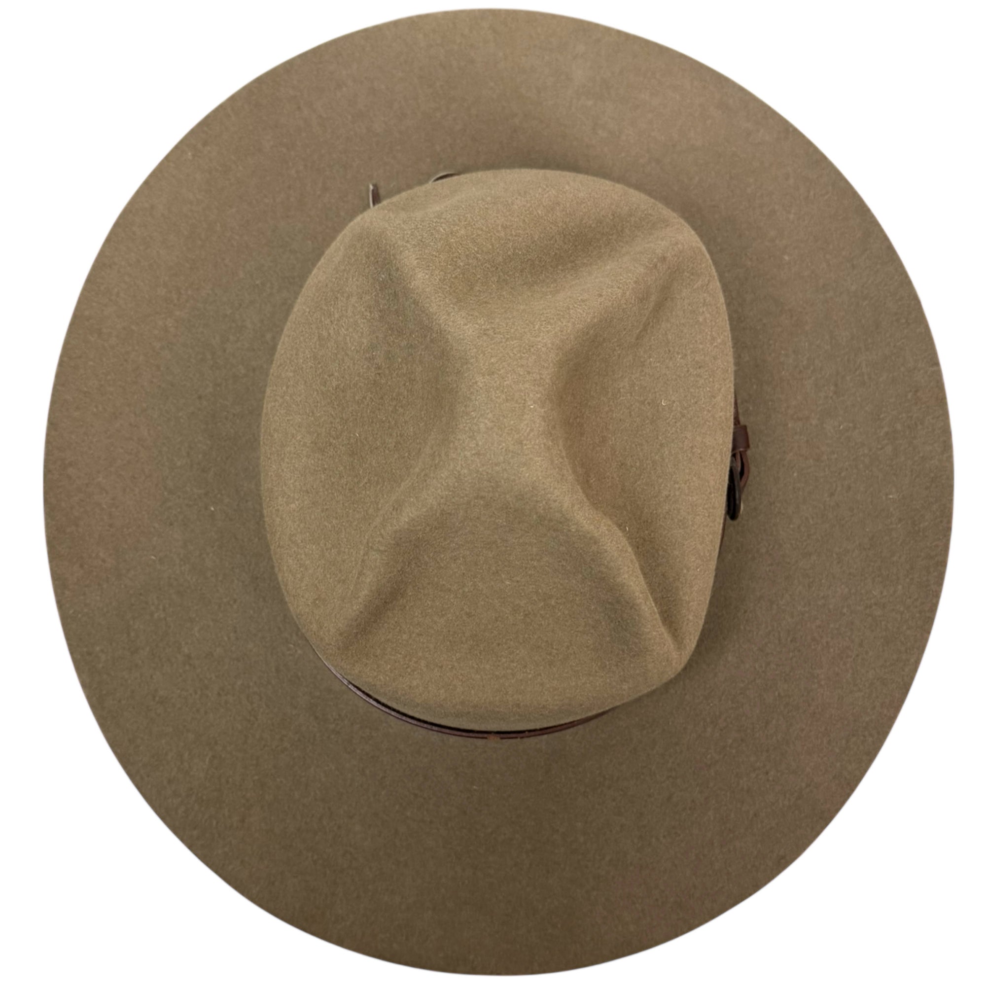 Vintage RCMP Stetson Hat Canadian Mounties Dated 1968 Size 7