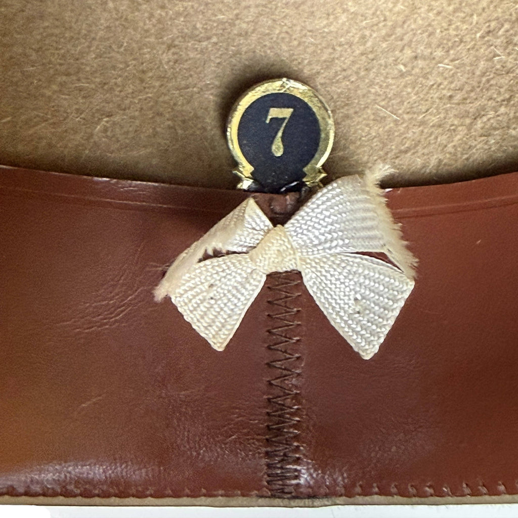 Vintage RCMP Stetson Hat Canadian Mounties Dated 1968 Size 7