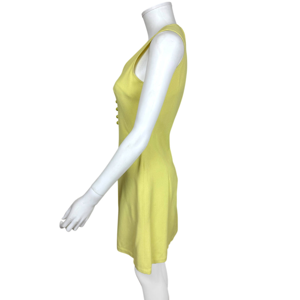 Ossie Clark Era Radley of London Mini Dress Vintage 1970s Size 2