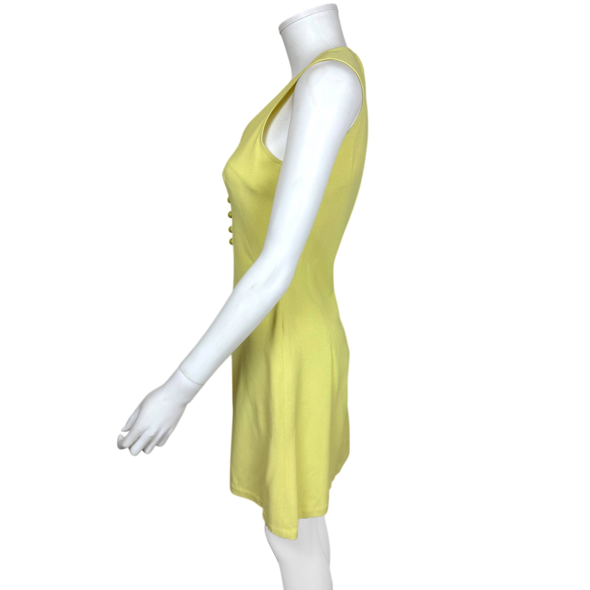 Ossie Clark Era Radley of London Mini Dress Vintage 1970s Size 2