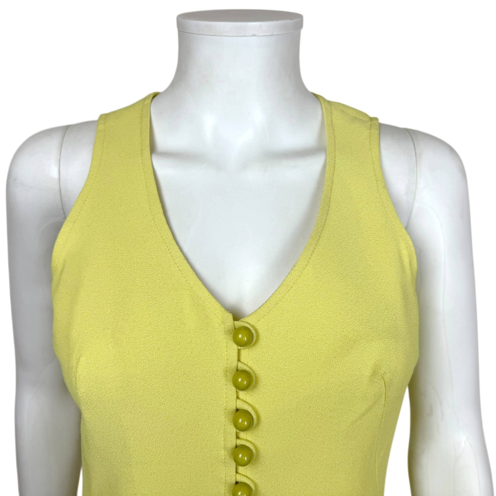 Ossie Clark Era Radley of London Mini Dress Vintage 1970s Size 2