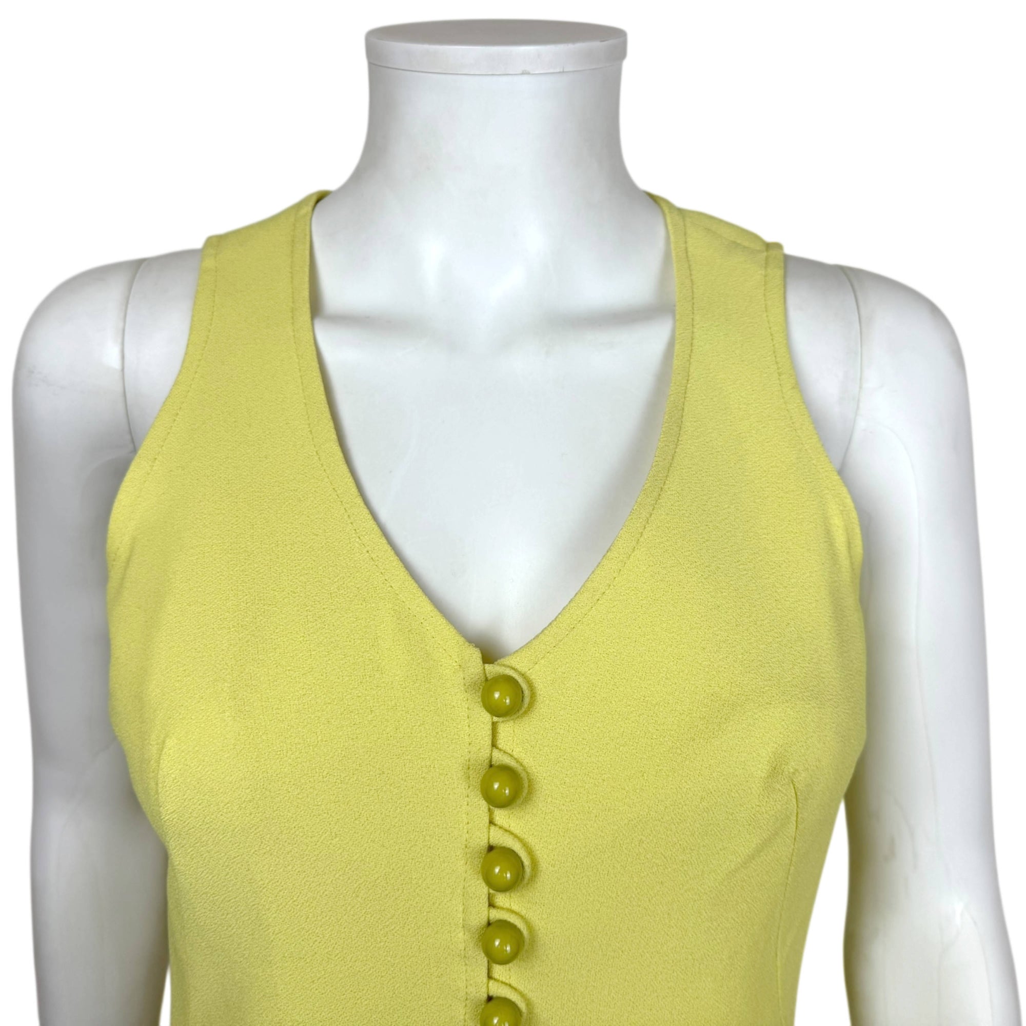 Ossie Clark Era Radley of London Mini Dress Vintage 1970s Size 2