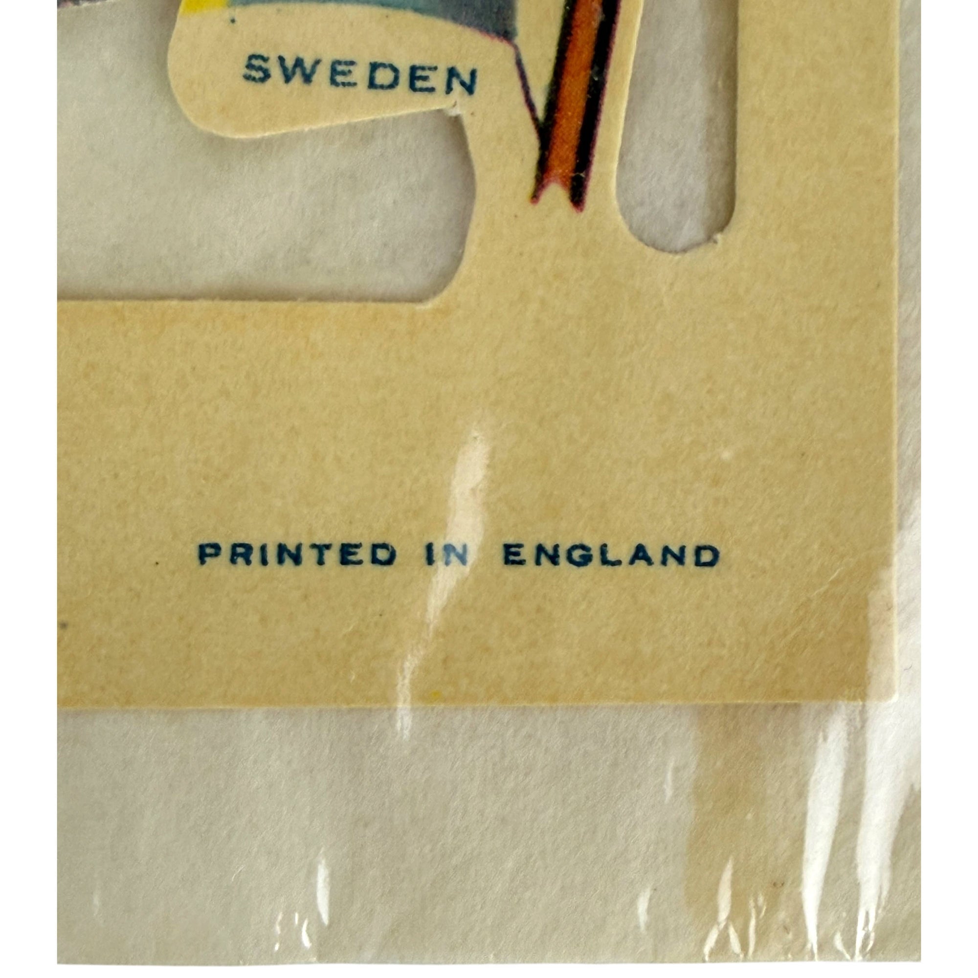 PRINTED IN ENGLAND on raphael tuck relief scraps sheet