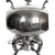 Antique Reed & Barton Tilting Spirit Kettle w Stand & Burner