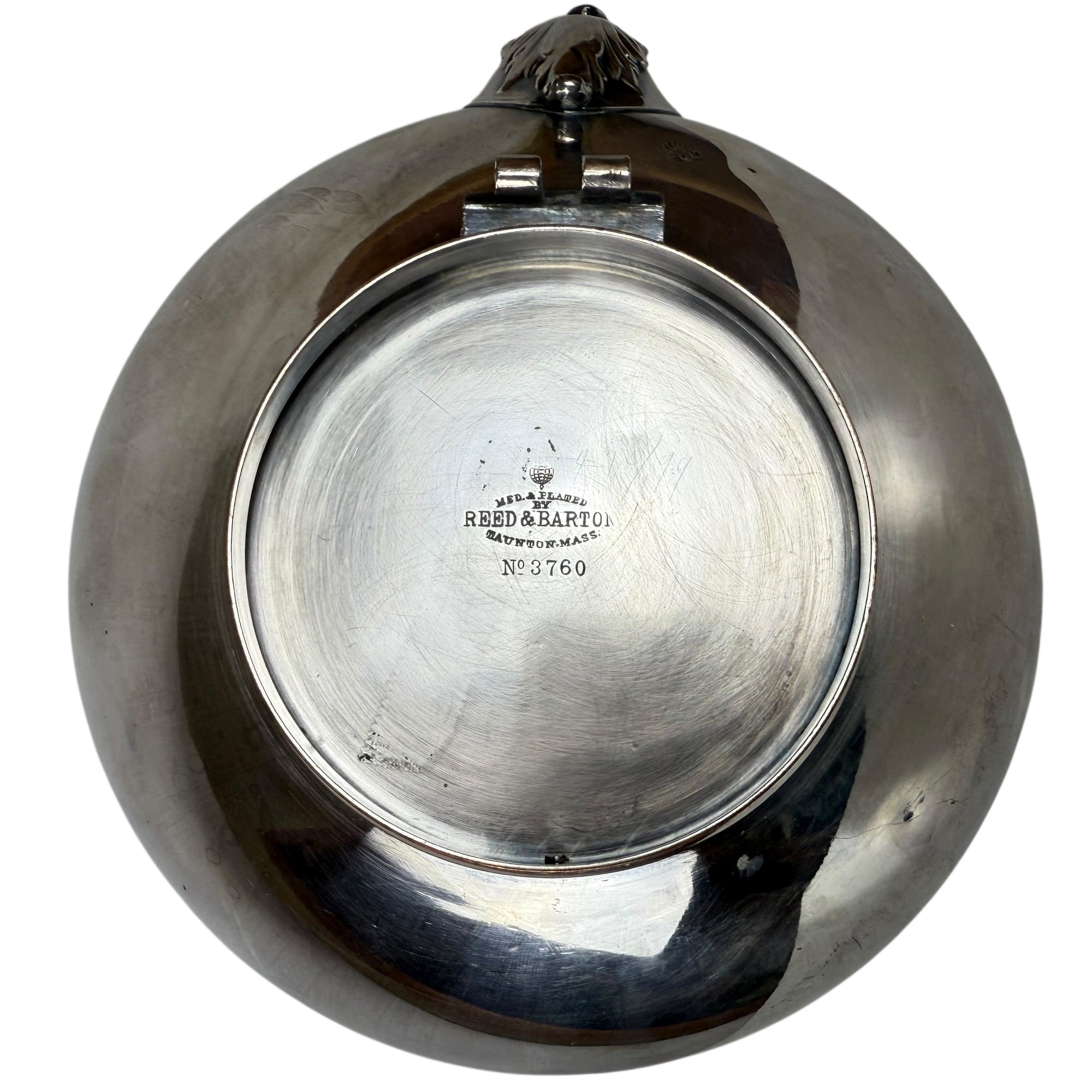 Antique Reed & Barton Tilting Spirit Kettle w Stand & Burner