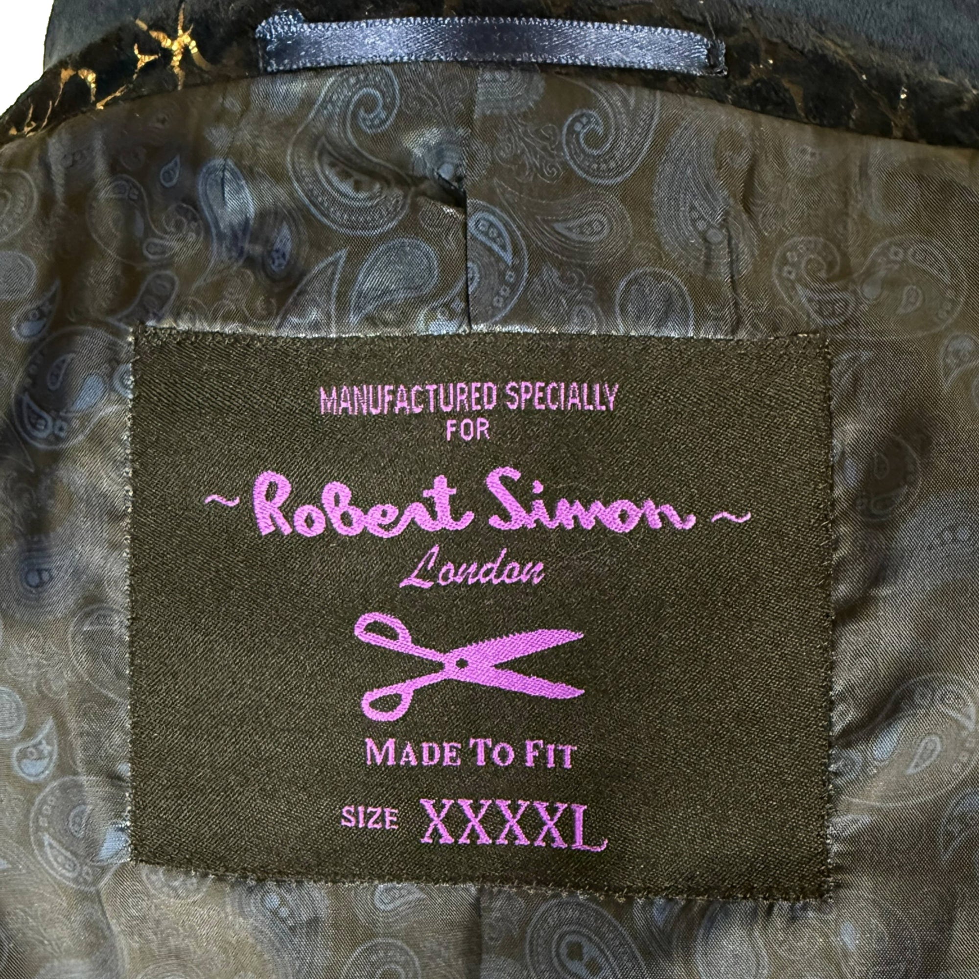 Formal Dinner Jacket Robert Simon London Mens British Size XXXXL