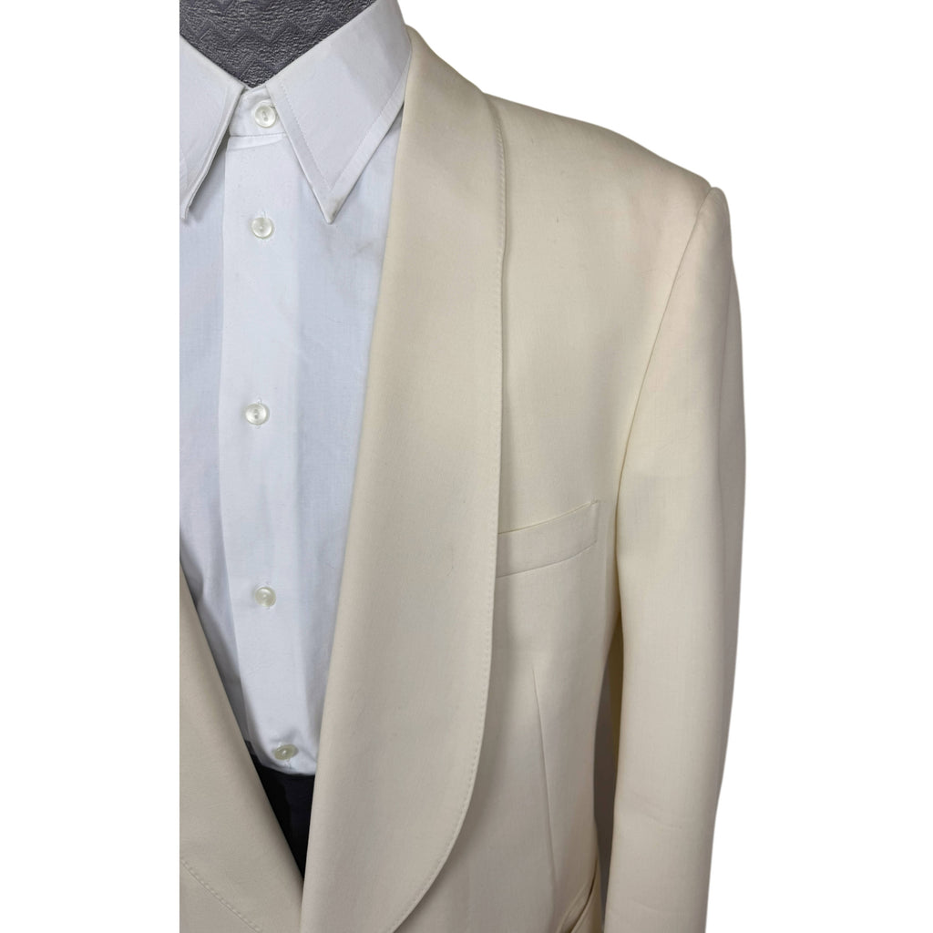 1990s Vintage Dinner Jacket Custom Tailored Mens Sz L Tall