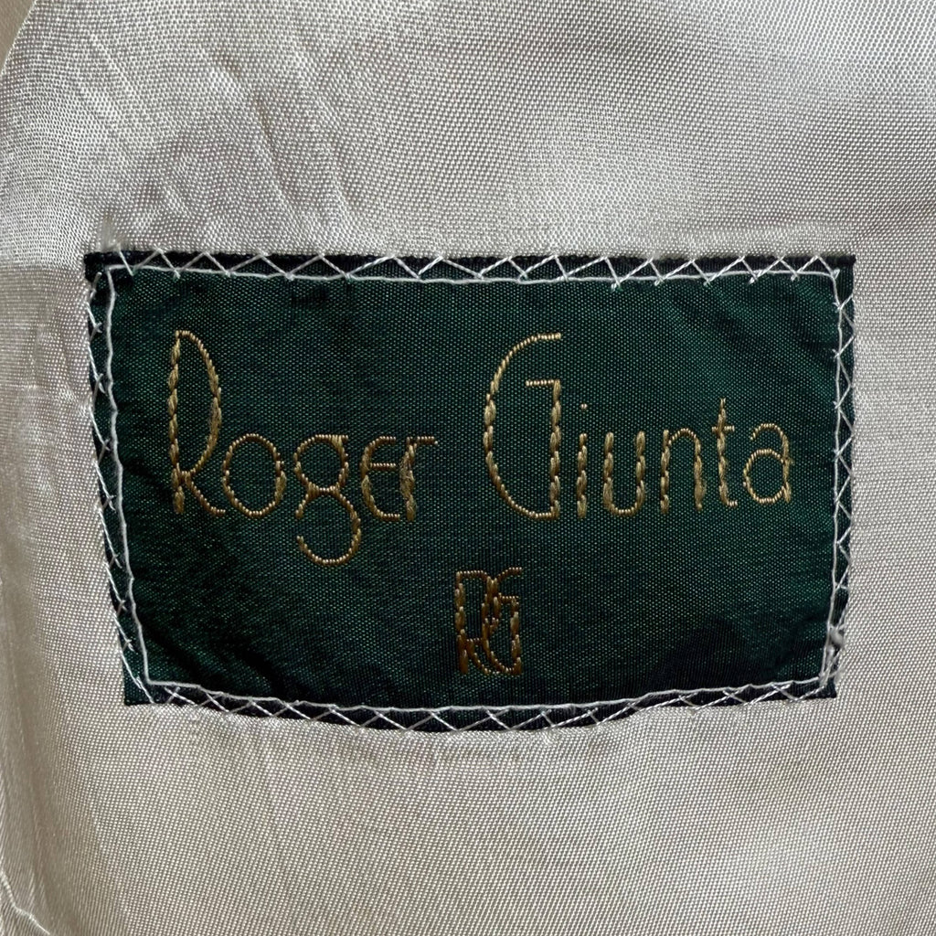 1990s Vintage Dinner Jacket Custom Tailored Mens Sz L Tall