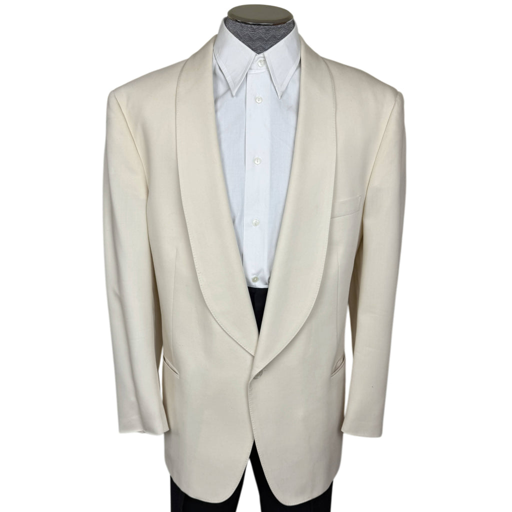 1990s Vintage Dinner Jacket Custom Tailored Mens Sz L Tall