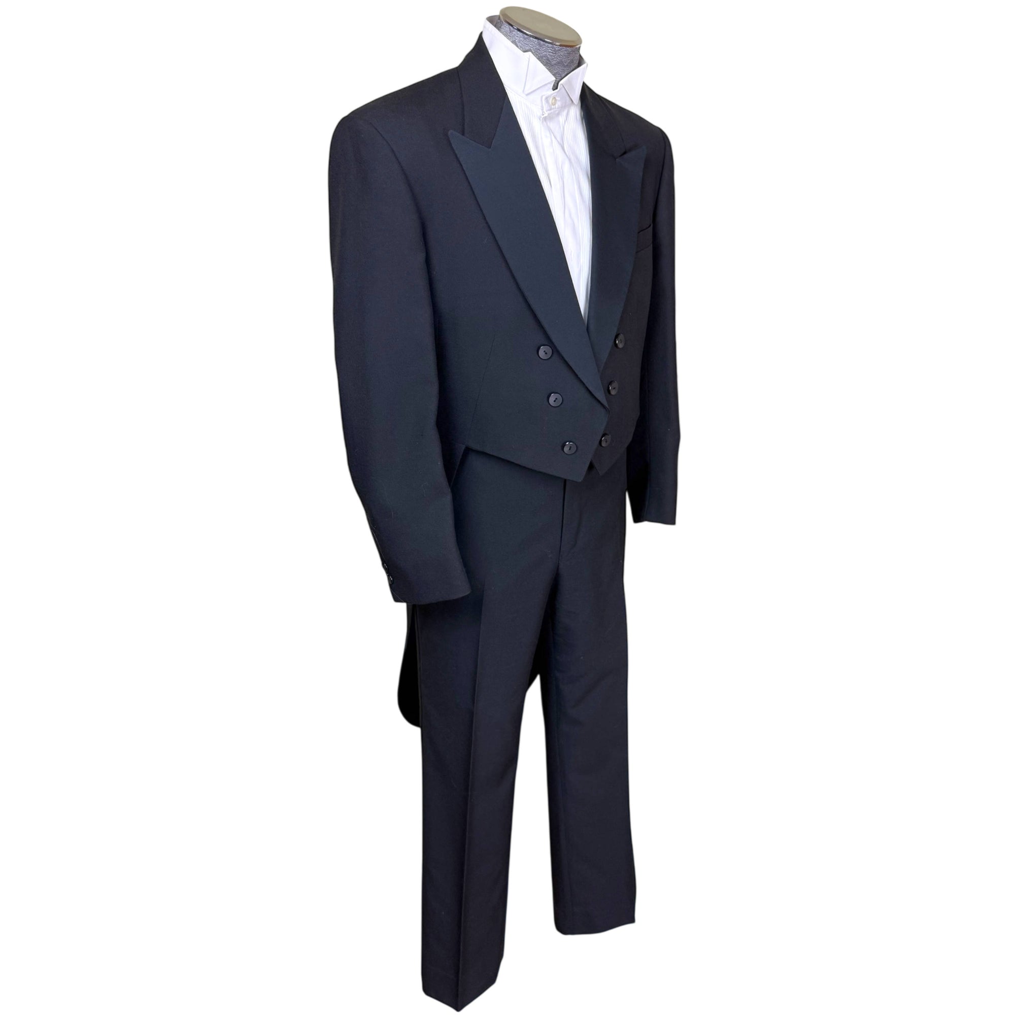 vintage size large tailcoat tuxedo suit
